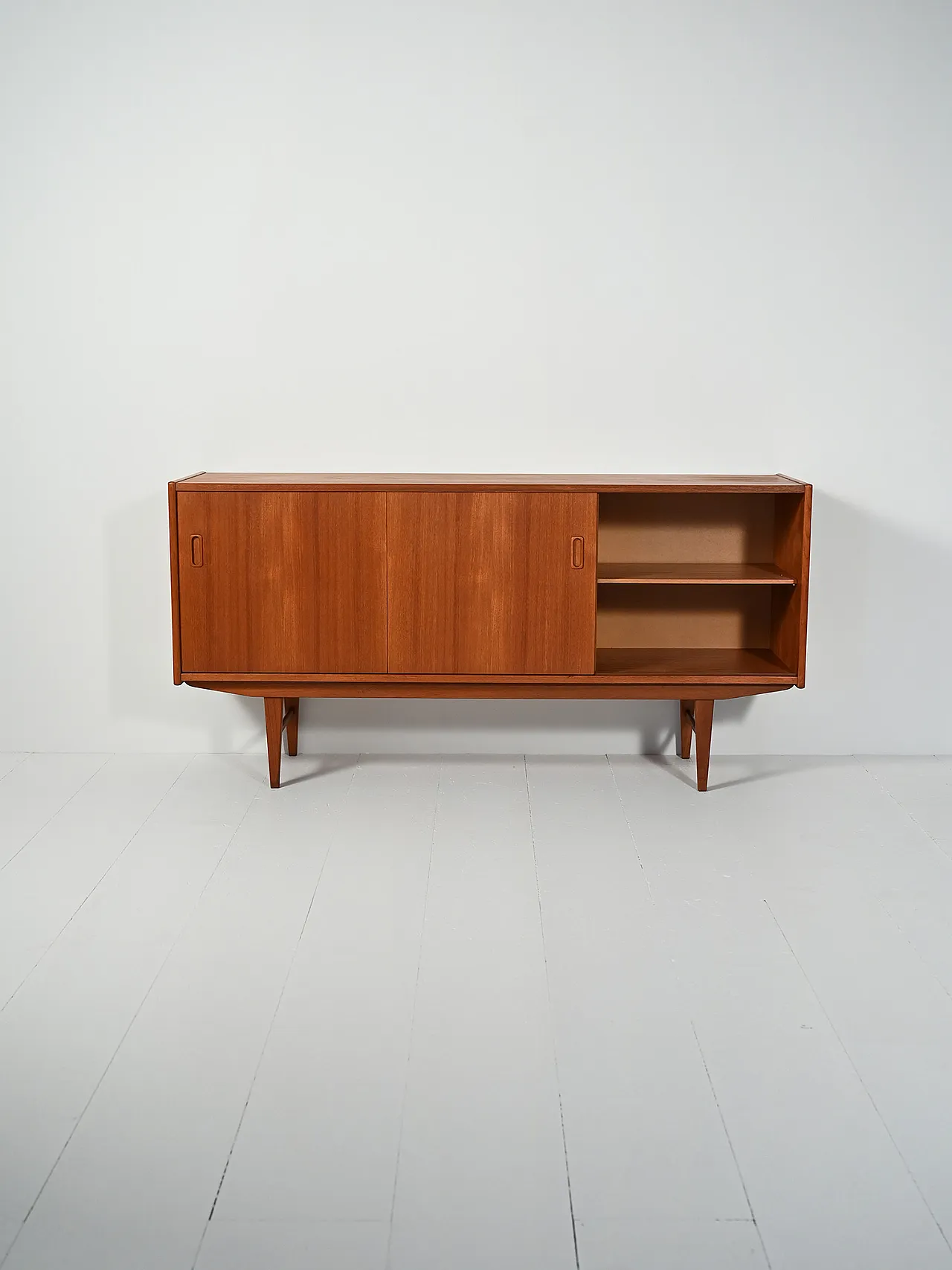 Scandinavian sideboard with tin drawers from the 50s/60s 4