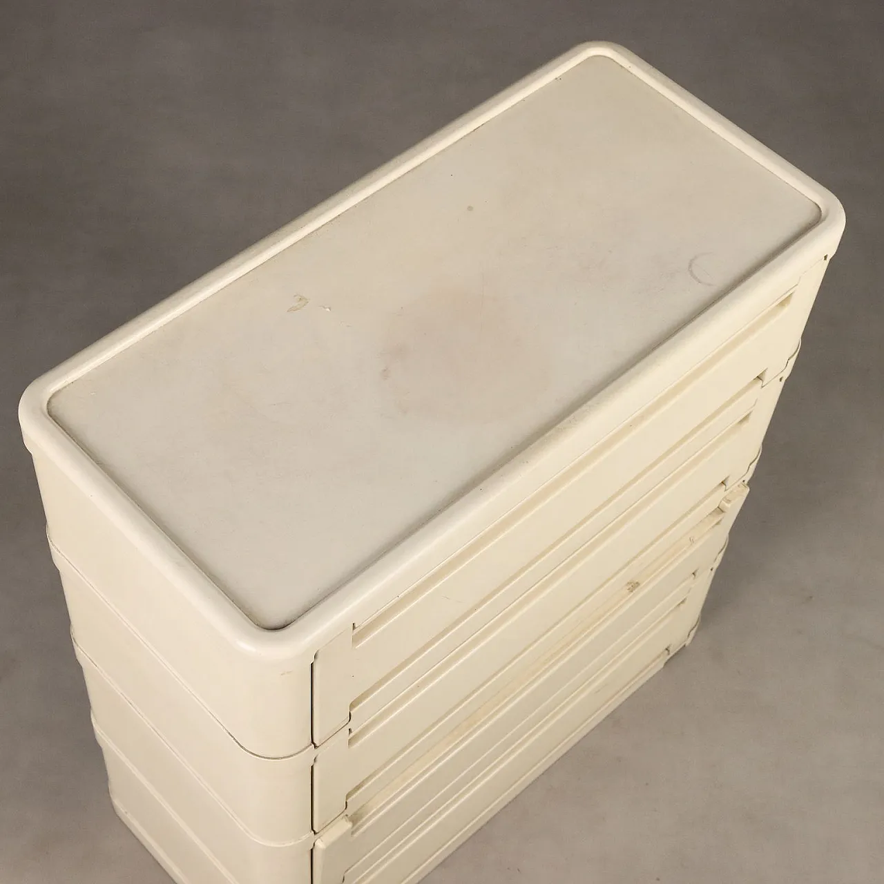 Plastic sectional furniture with five drawers, 20th century 6