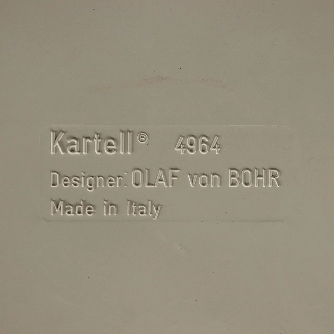 Plastic sectional furniture with five drawers, 20th century 8