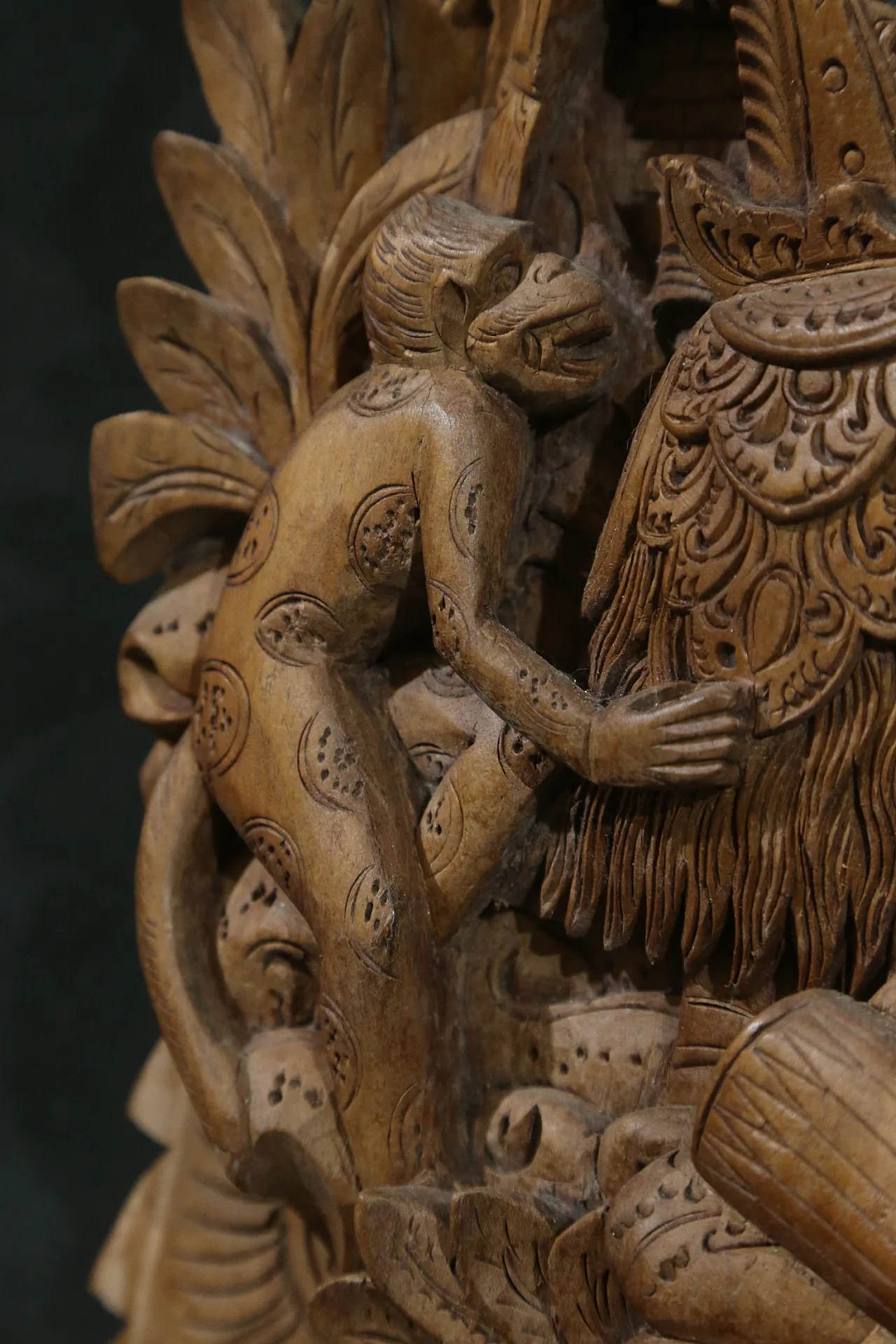 Bassorilievo balinese danza barong rangda gamelan, anni '50 5