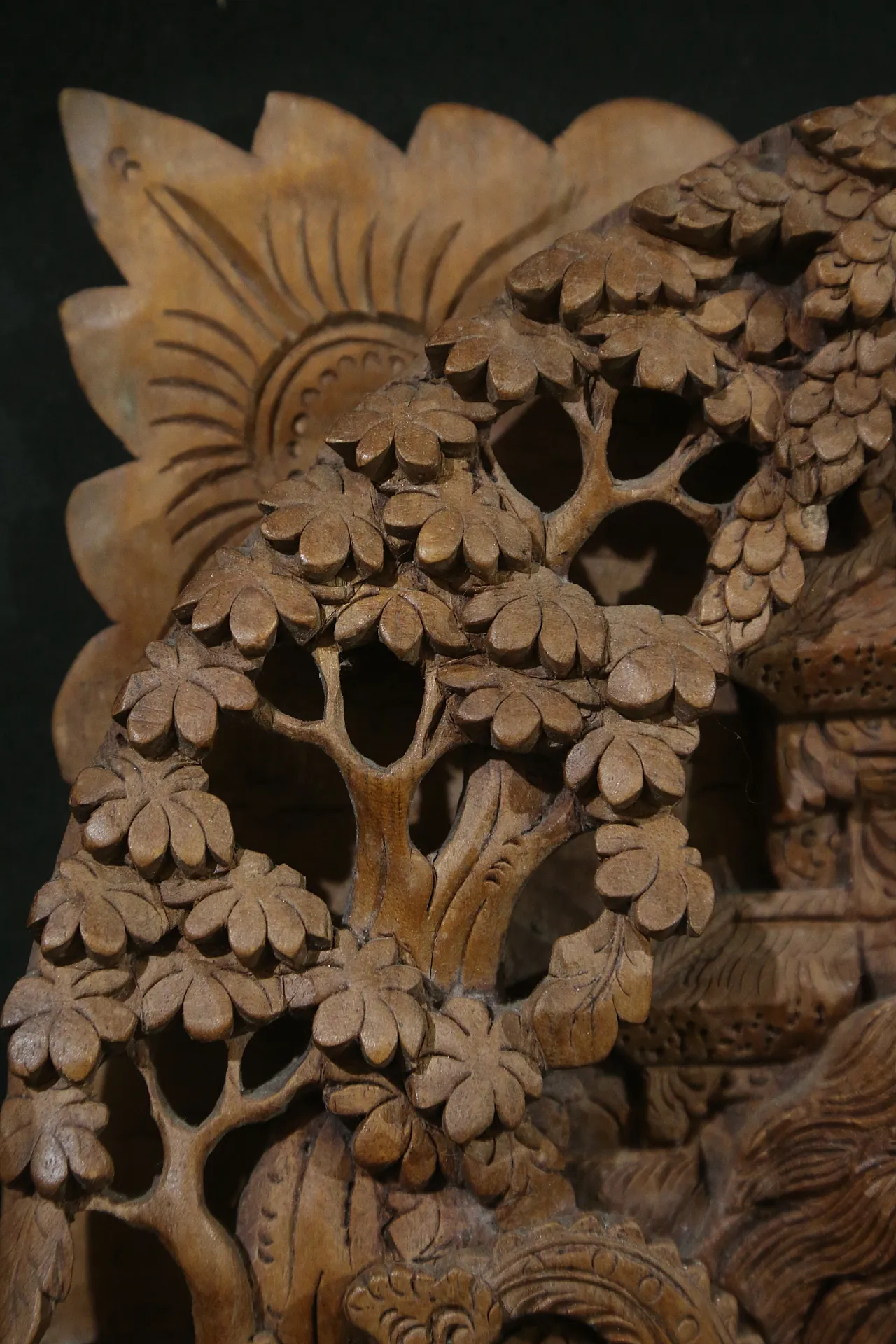 Bassorilievo balinese danza barong rangda gamelan, anni '50 10