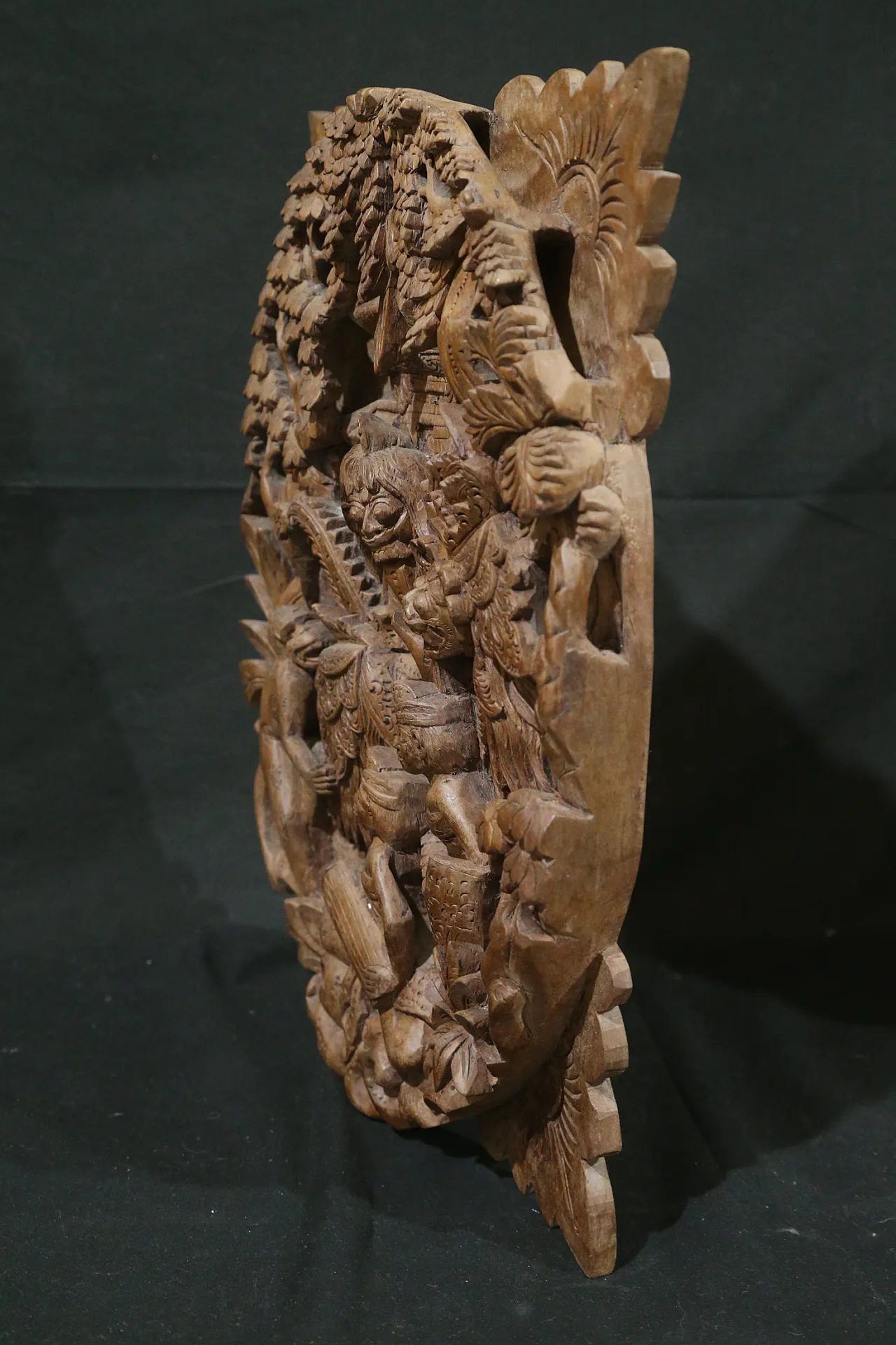 Bassorilievo balinese danza barong rangda gamelan, anni '50 17