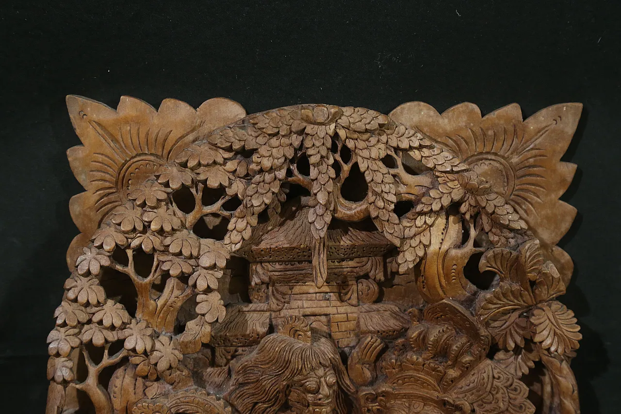 Bassorilievo balinese danza barong rangda gamelan, anni '50 21