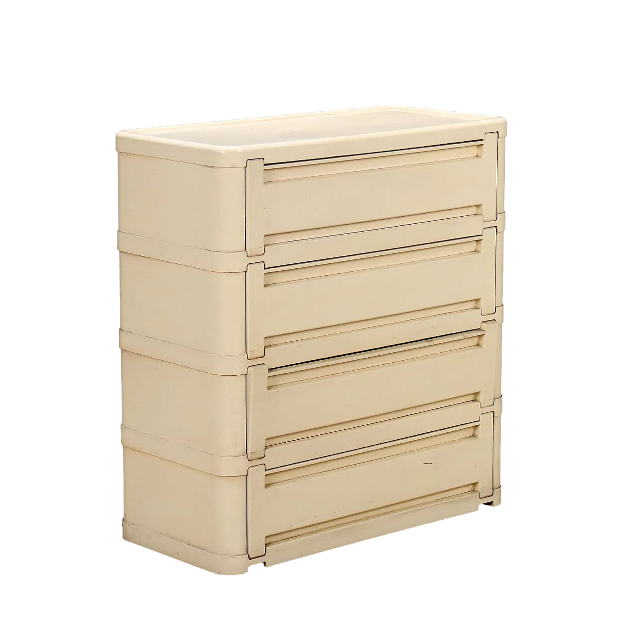 Plastic sectional furniture with five drawers, 20th century 9