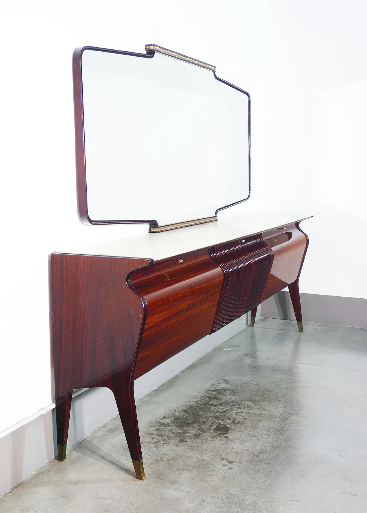 Enfilade buffet with mirror by Osvaldo Borsani, 1950s 3