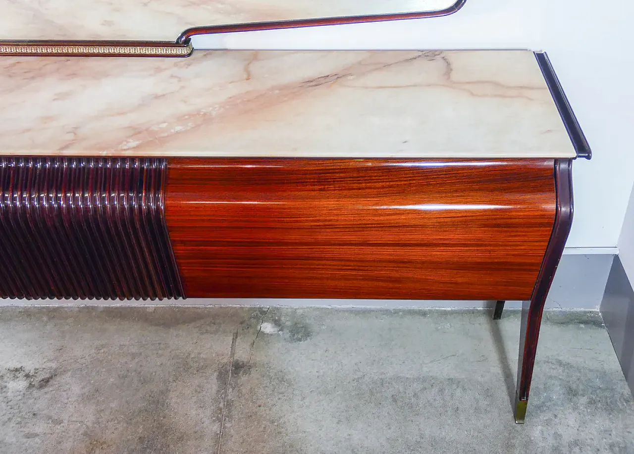 Enfilade buffet with mirror by Osvaldo Borsani, 1950s 10