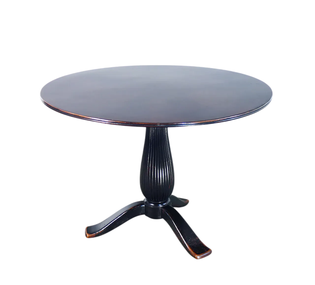 Table with round top by Paolo Buffa, 1940s 6