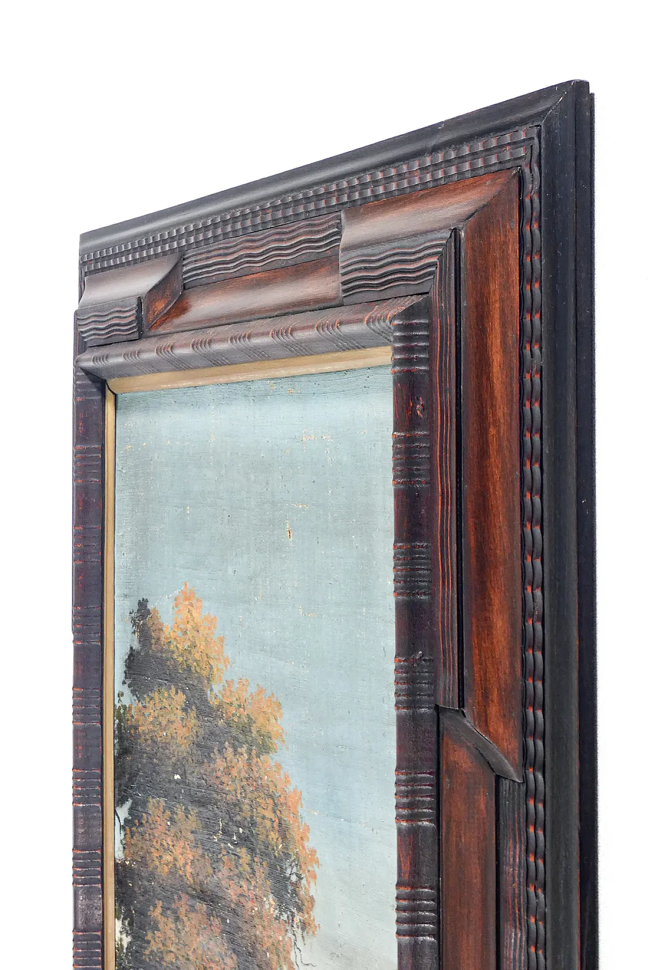 Paesaggio esotico, olio su tela, anni '50 3