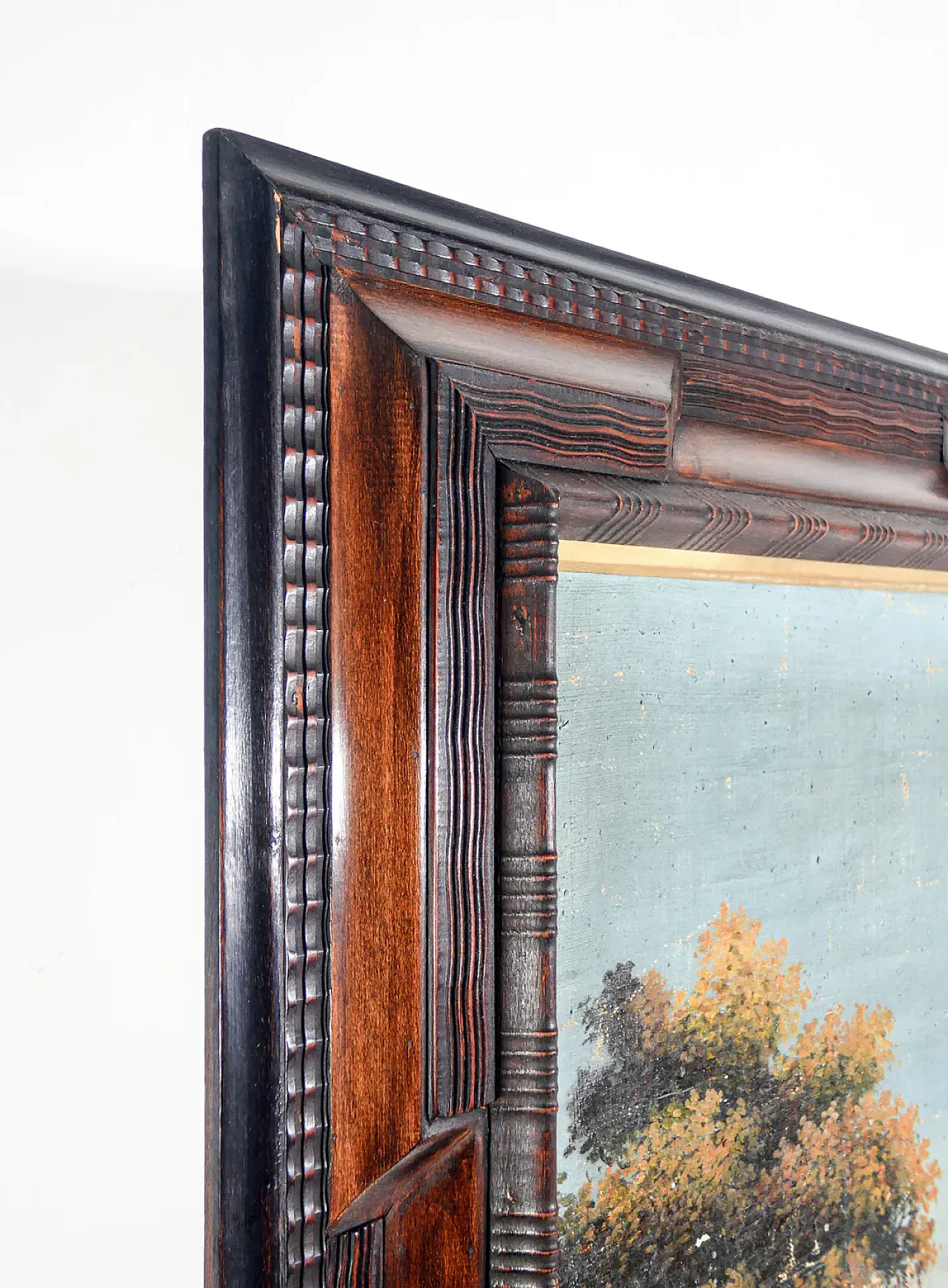 Paesaggio esotico, olio su tela, anni '50 4