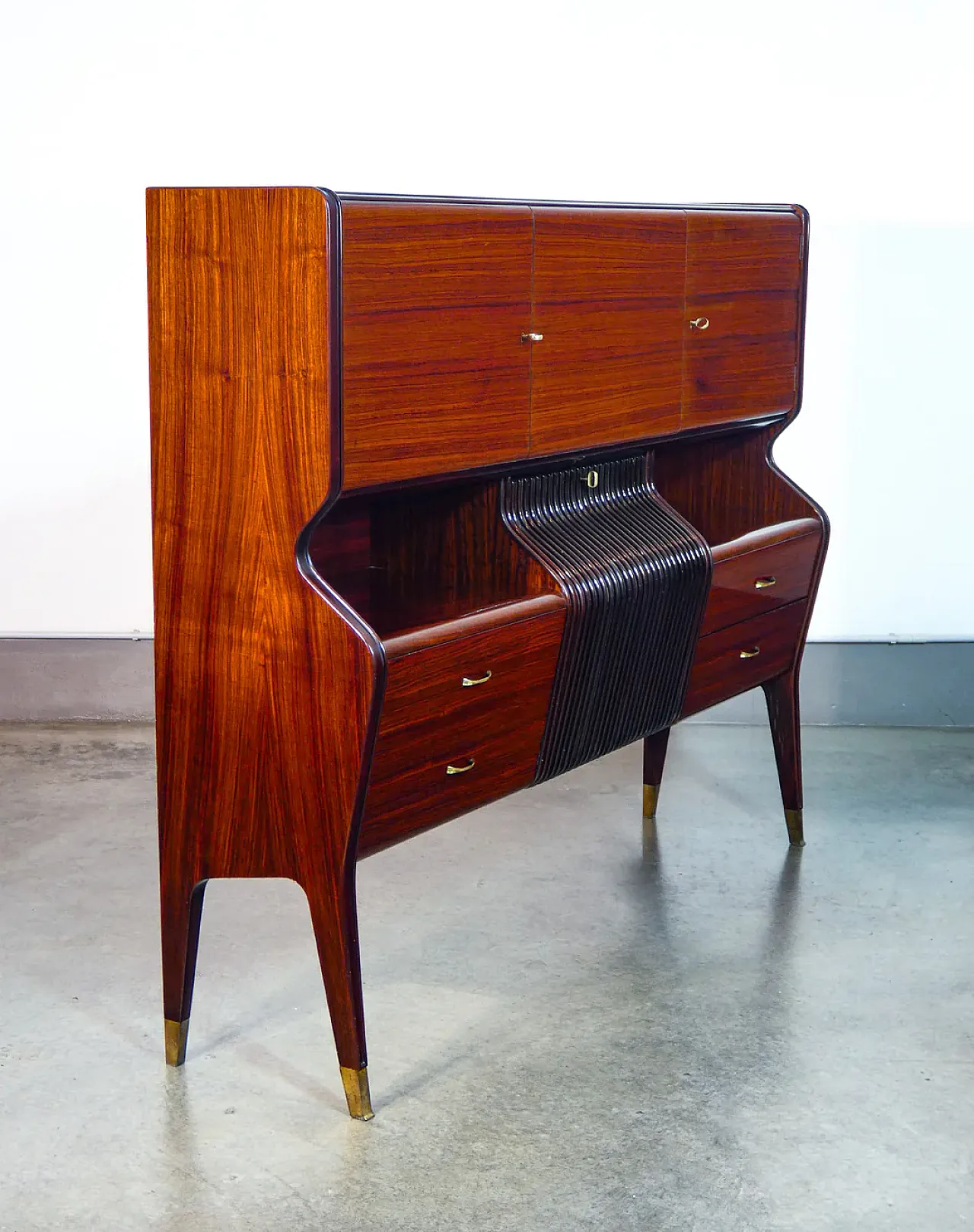 Osvaldo Borsani sideboard in veneered wood, 1950s 5