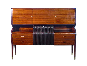Osvaldo Borsani sideboard in veneered wood, 1950s