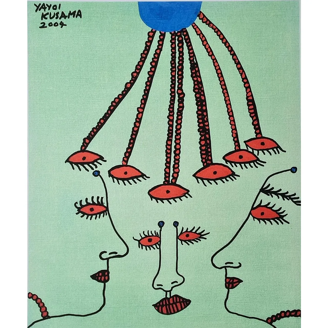 Yayoi Kusama, Reflecting..., Lithograph, 1990s 2
