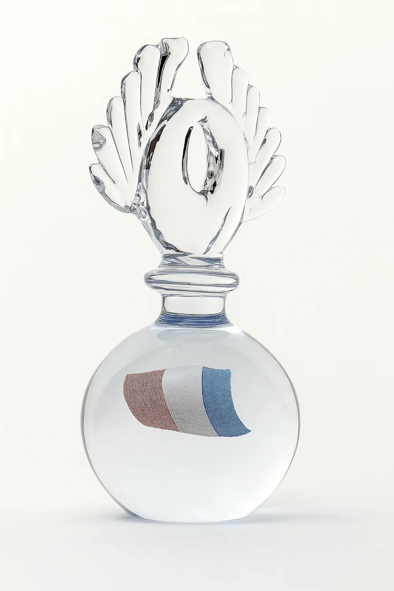 Mid-Century sculptural glass piece, 1970s 1