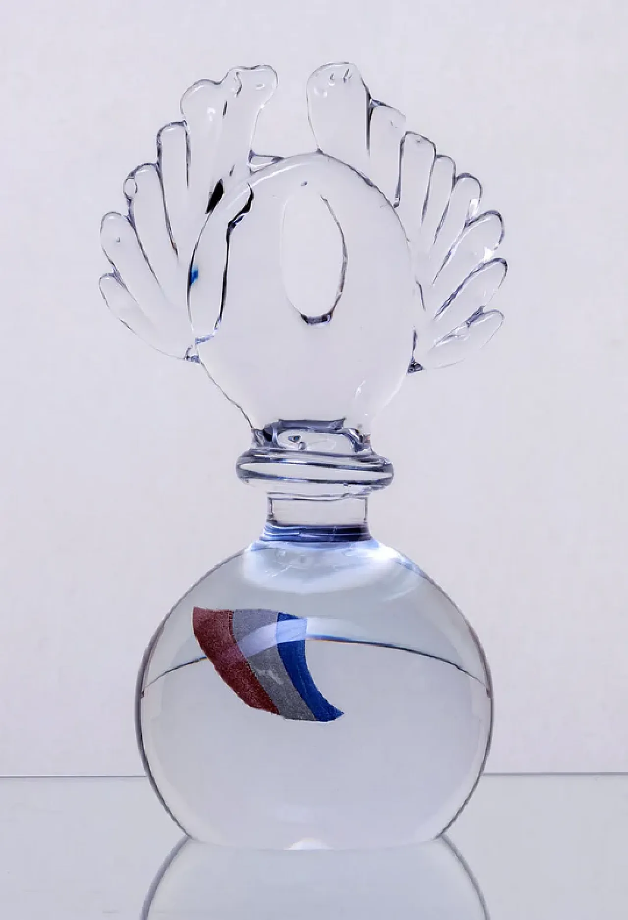 Mid-Century sculptural glass piece, 1970s 2