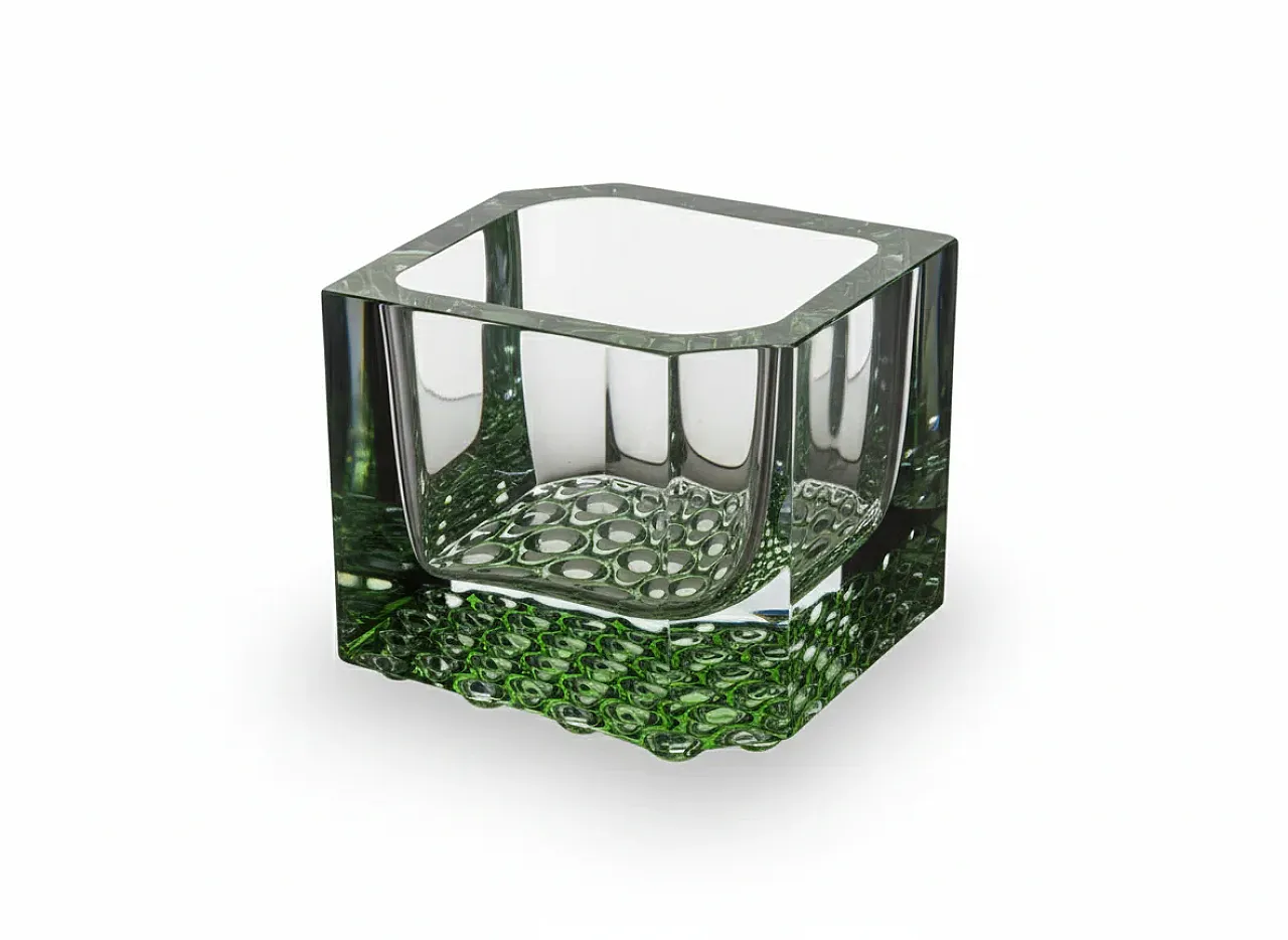 Ciotola quadrata verde, Pavel Hlava, anni '70 1