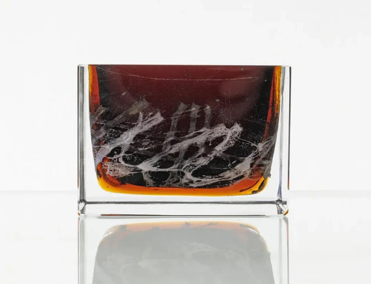 Piccolo vaso con vetro fuso, Pavel Hlava, anni '70 3