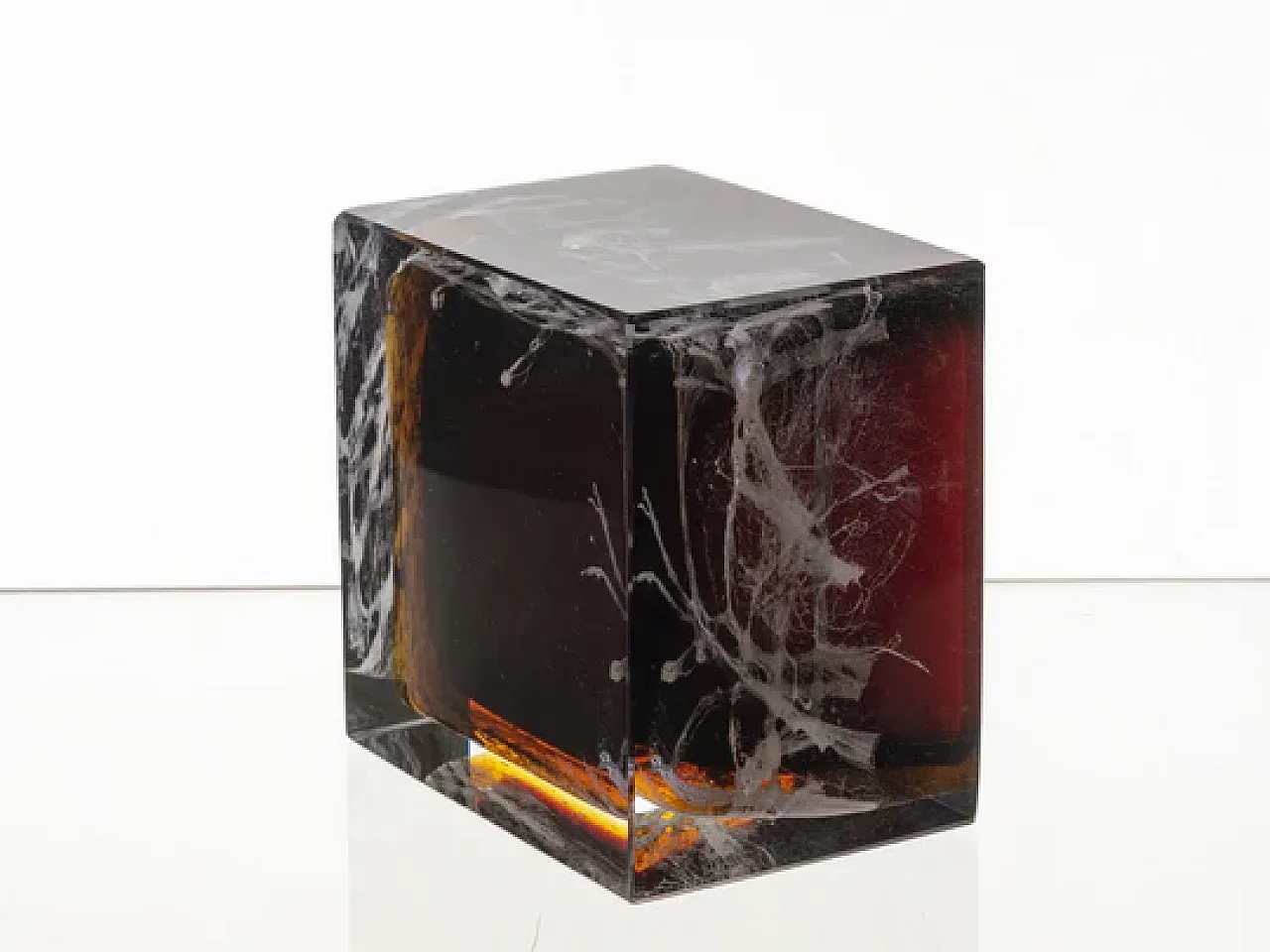 Piccolo vaso con vetro fuso, Pavel Hlava, anni '70 5