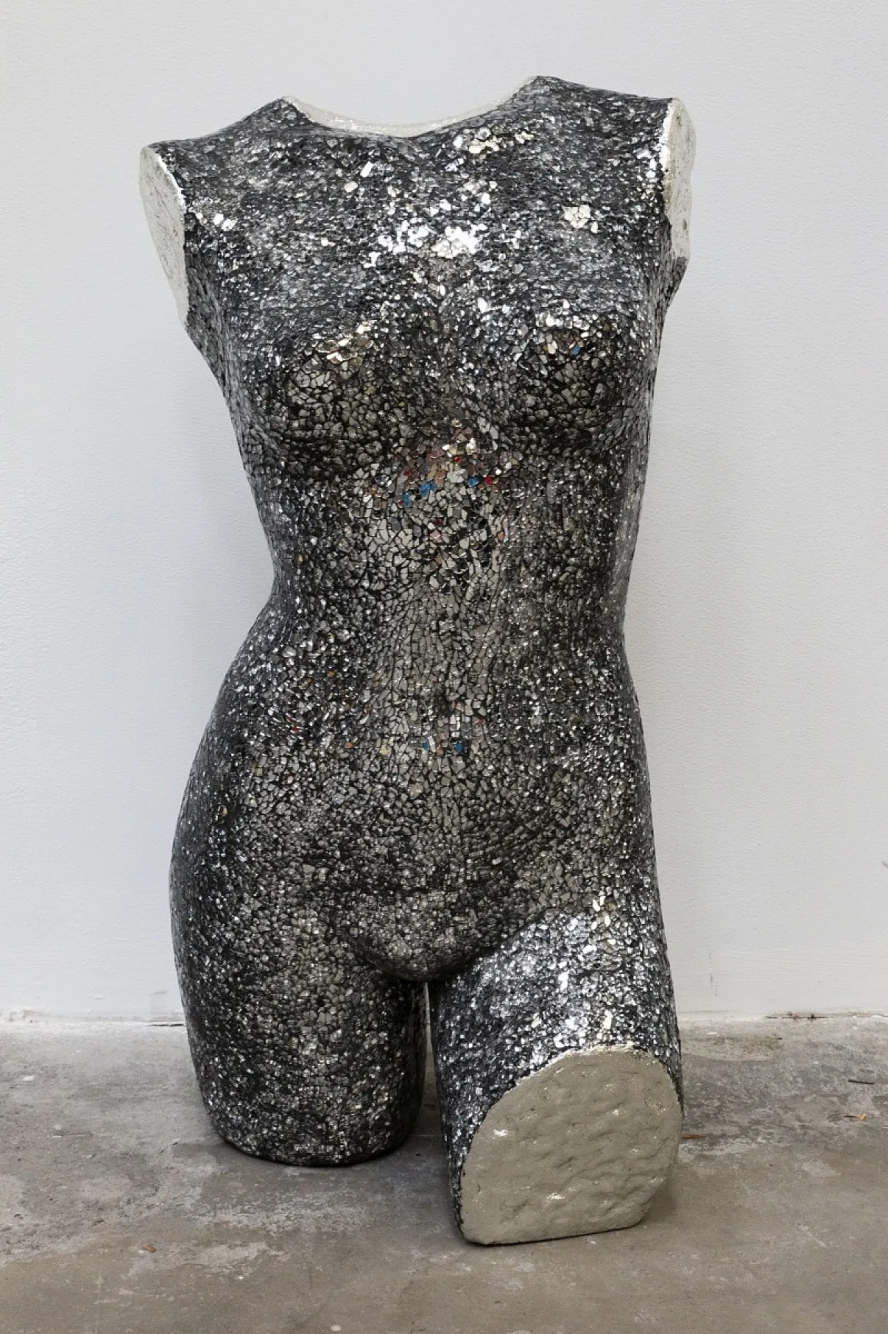 Female bust with glass tiles Dialma Brown, 20th century 4