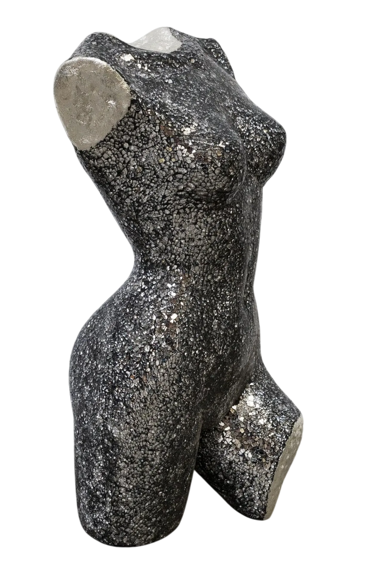 Female bust with glass tiles Dialma Brown, 20th century 5