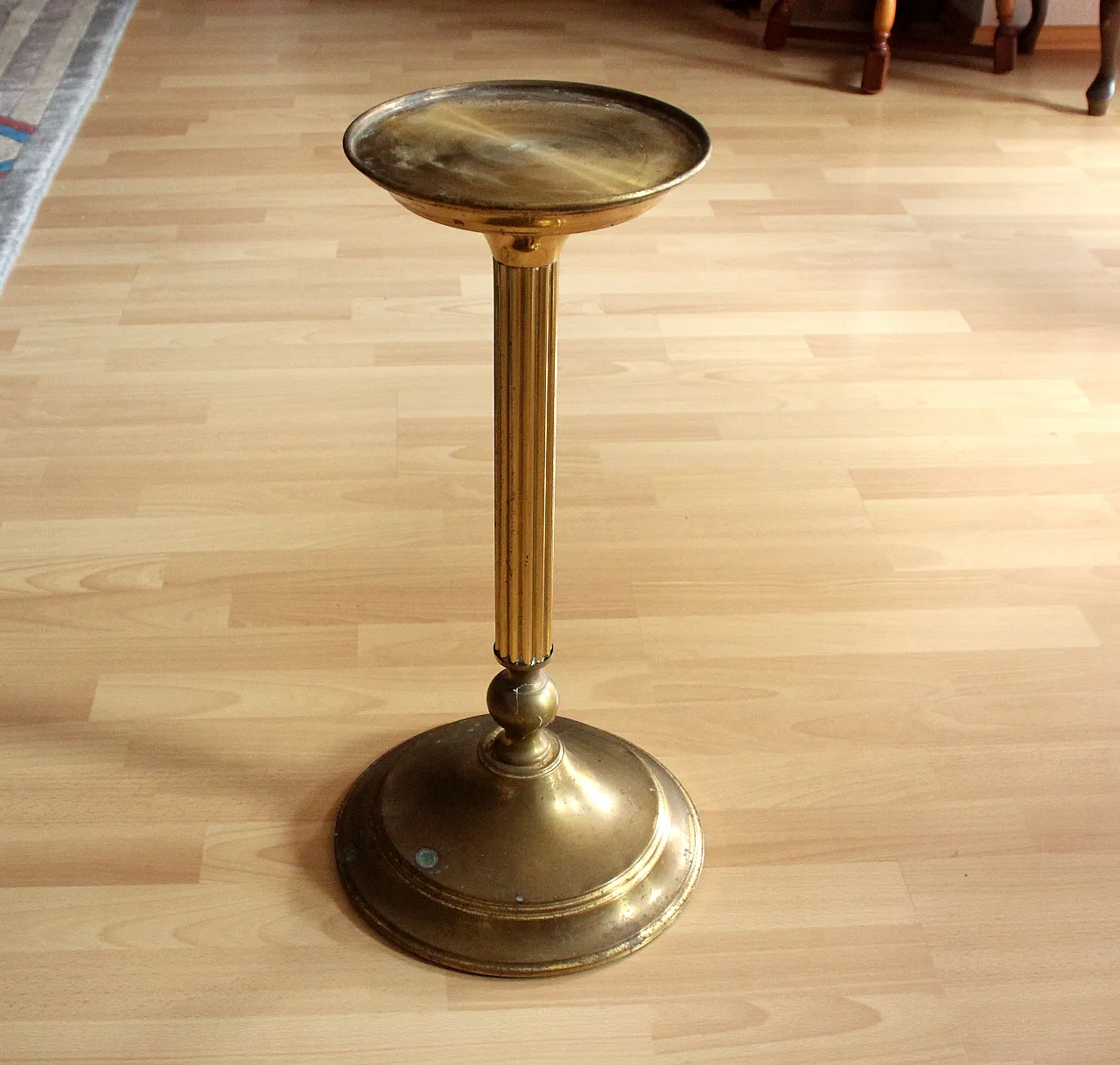 Brass and metal pedestal, 60s 2