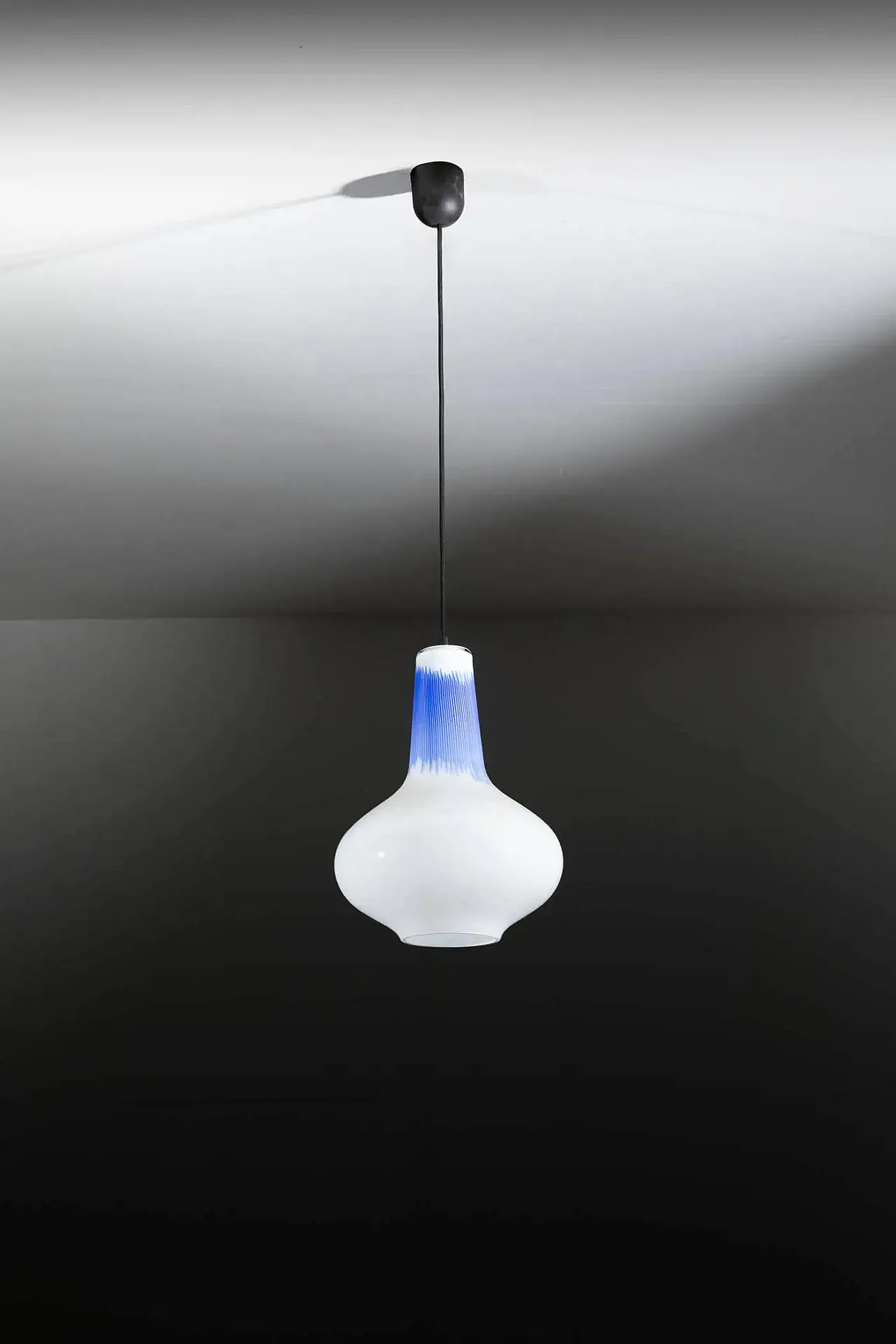 Lampada a sospensione di Massimo Vignelli per Venini, anni '50 1