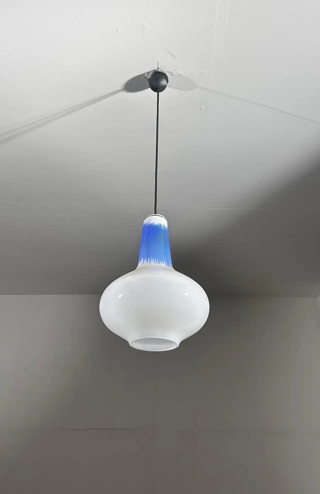 Lampada a sospensione di Massimo Vignelli per Venini, anni '50 4