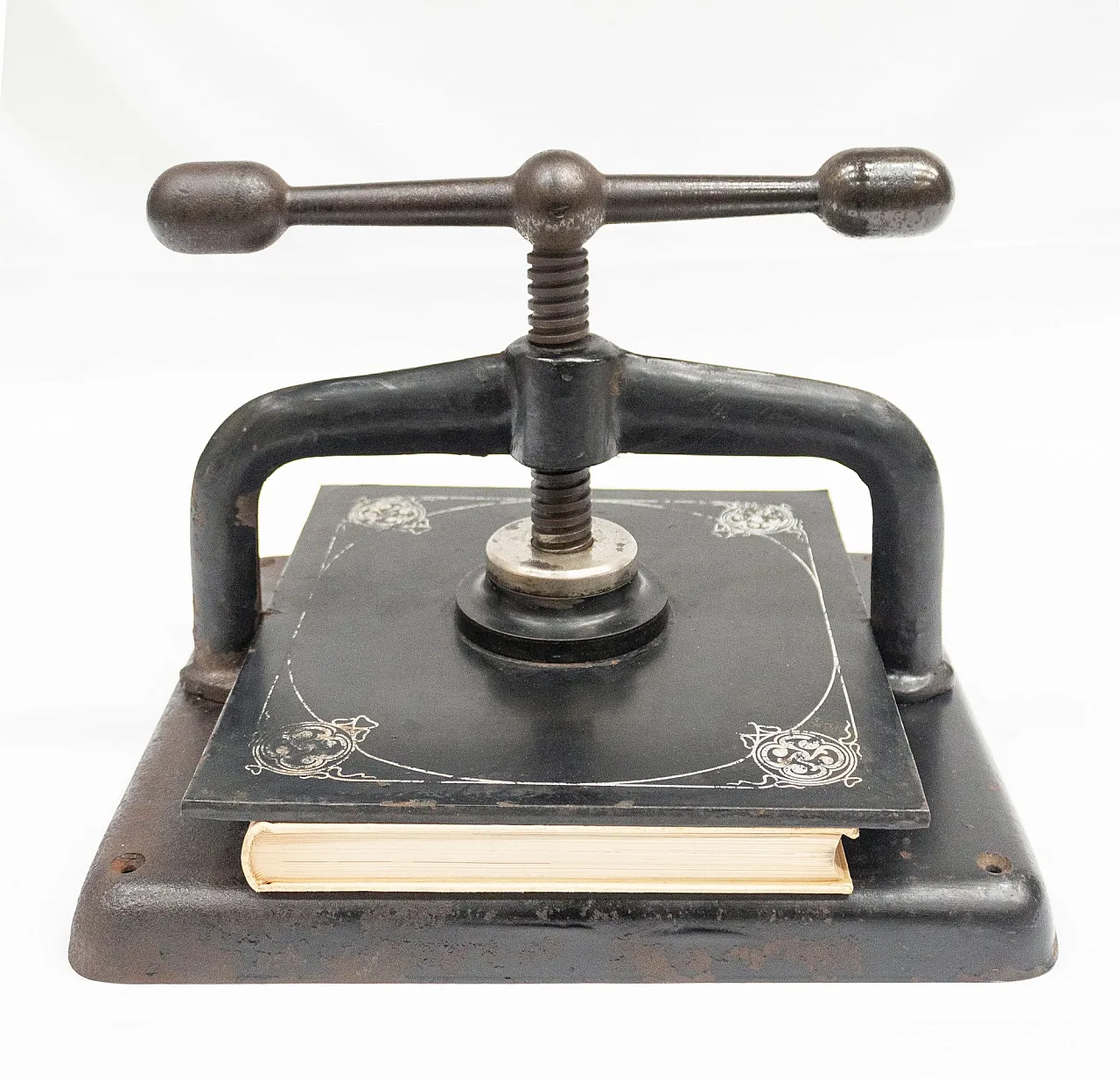 Book press, bookbinding press, late 19th century 1