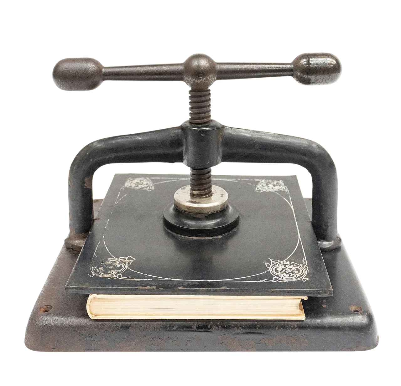 Book press, bookbinding press, late 19th century 11