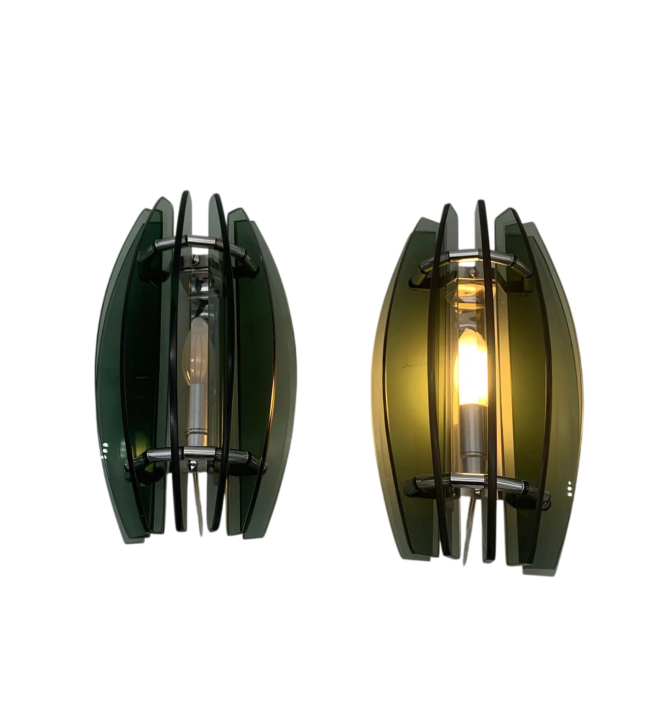 Pair of Veca appliques, 1970s 5