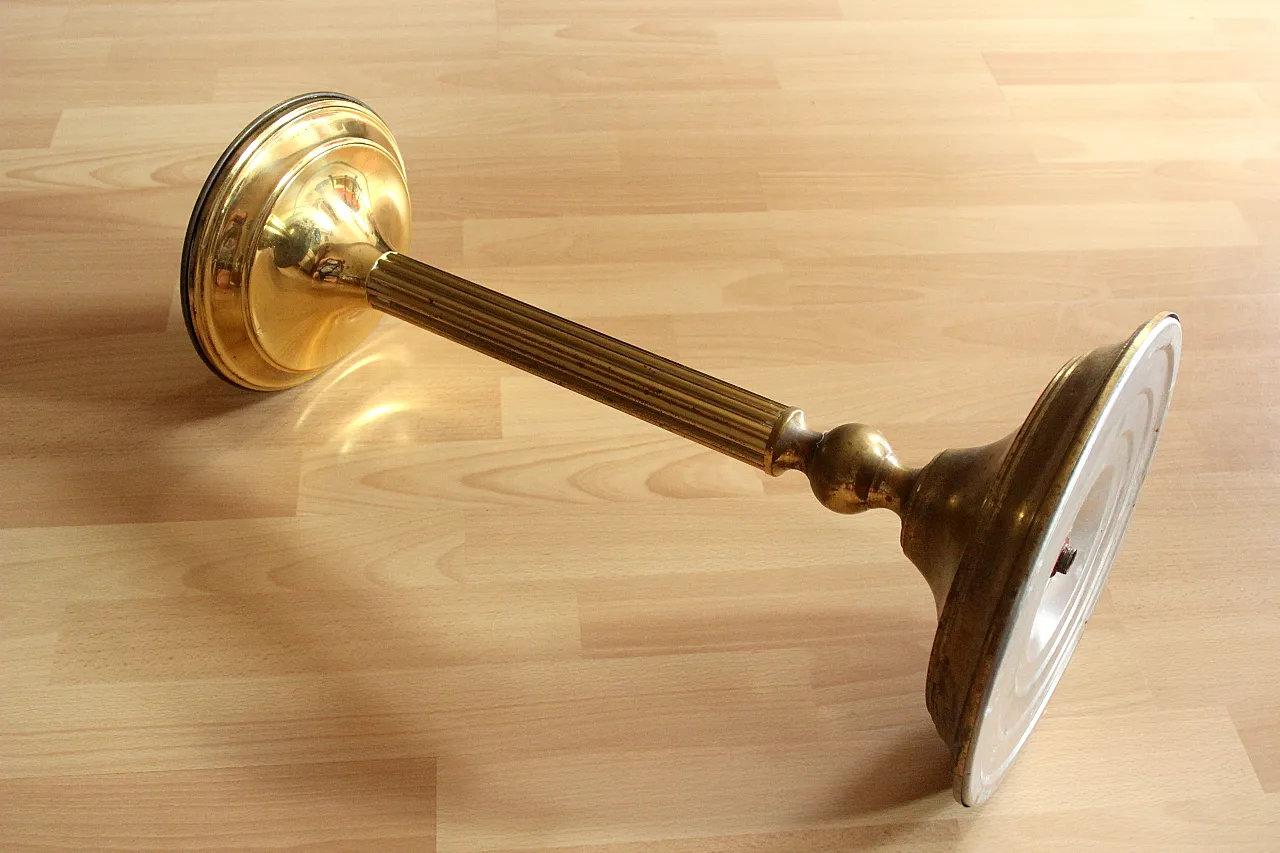 Brass and metal pedestal, 60s 8