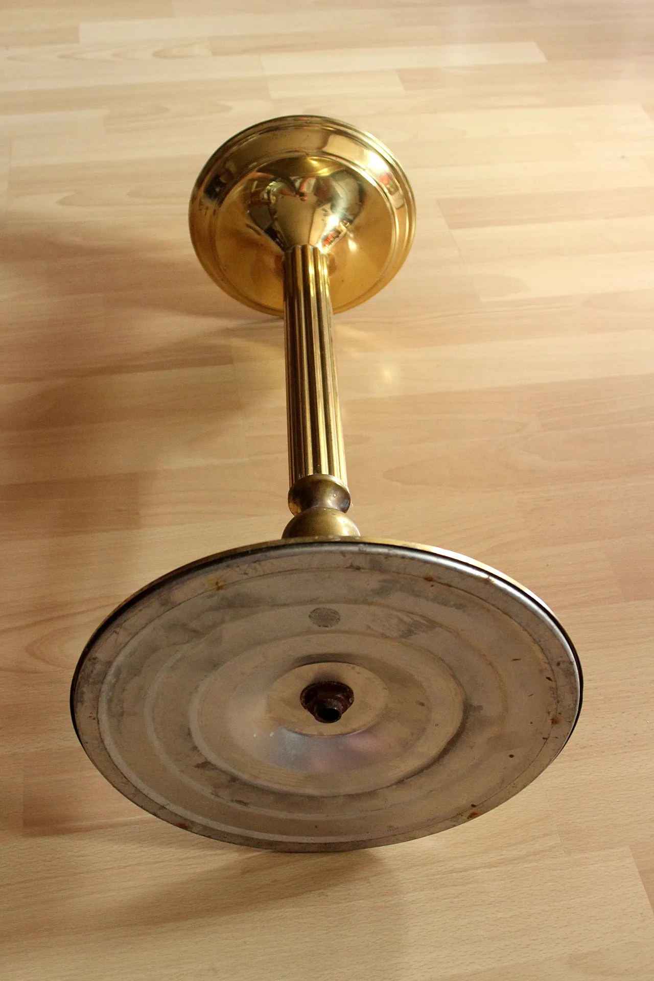 Brass and metal pedestal, 60s 9