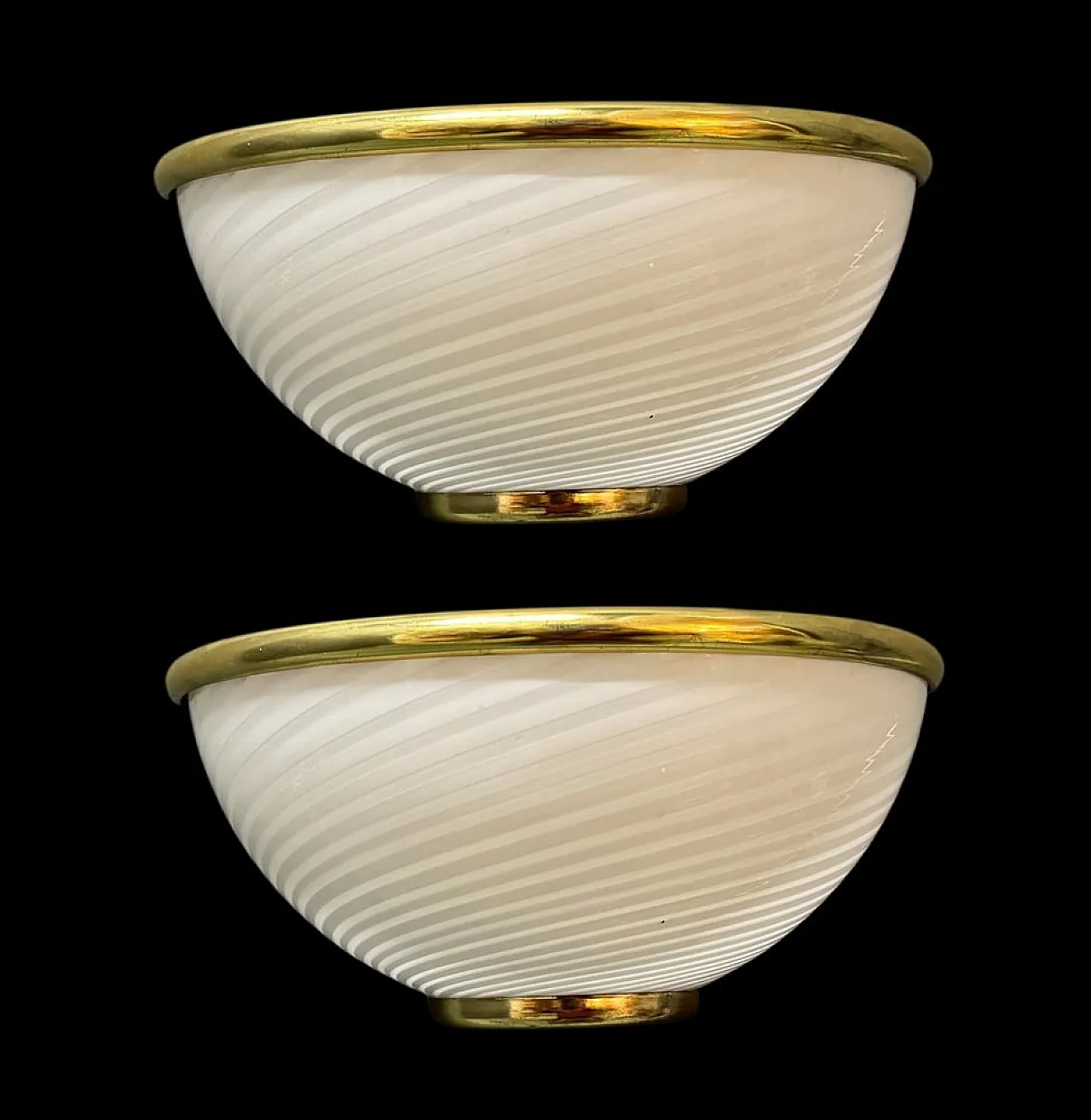 Murano glass sconces by Venini, 1970s, set of 2 2