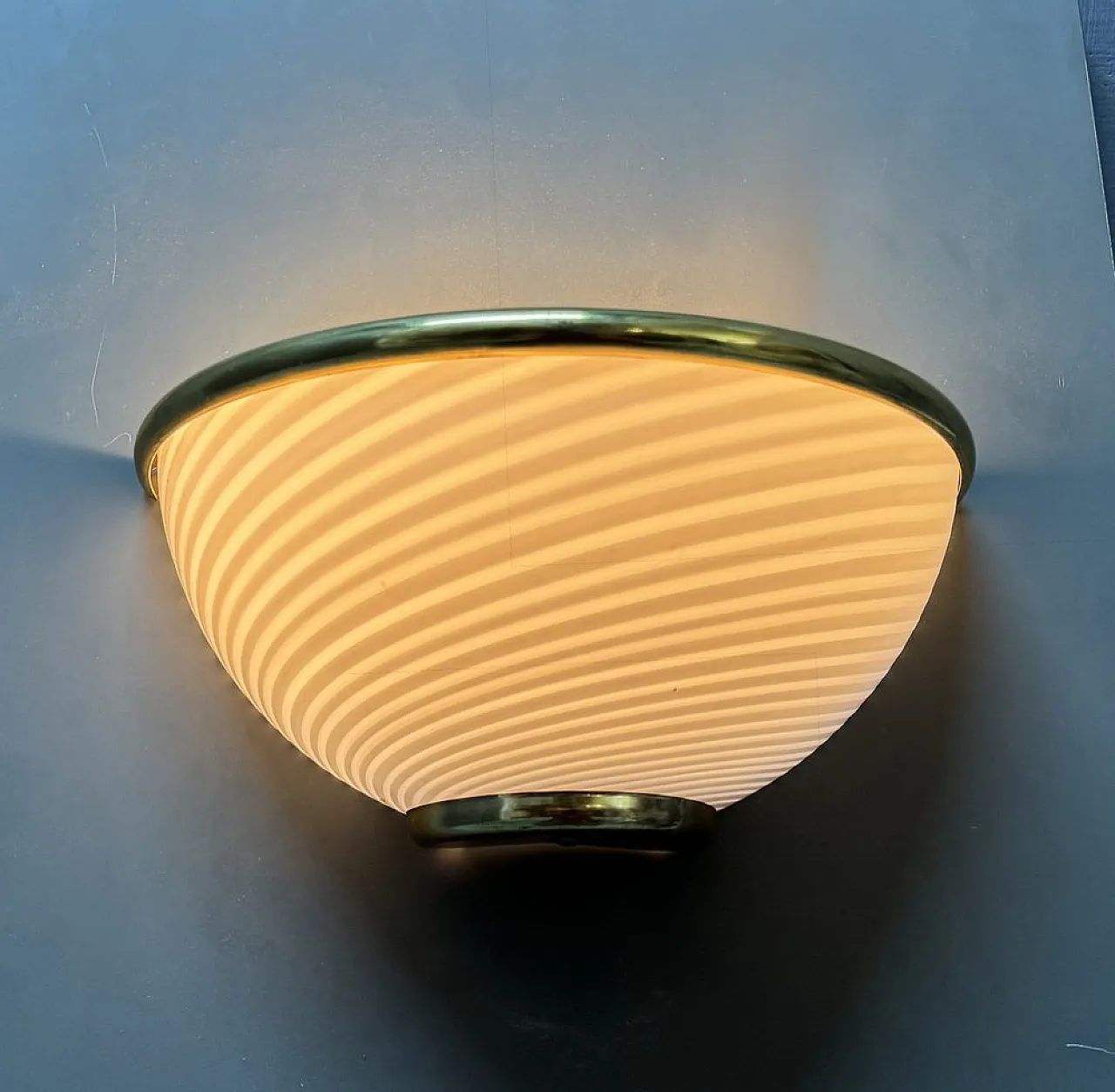 Murano glass sconces by Venini, 1970s, set of 2 3