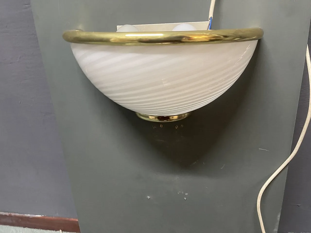 Murano glass sconces by Venini, 1970s, set of 2 5