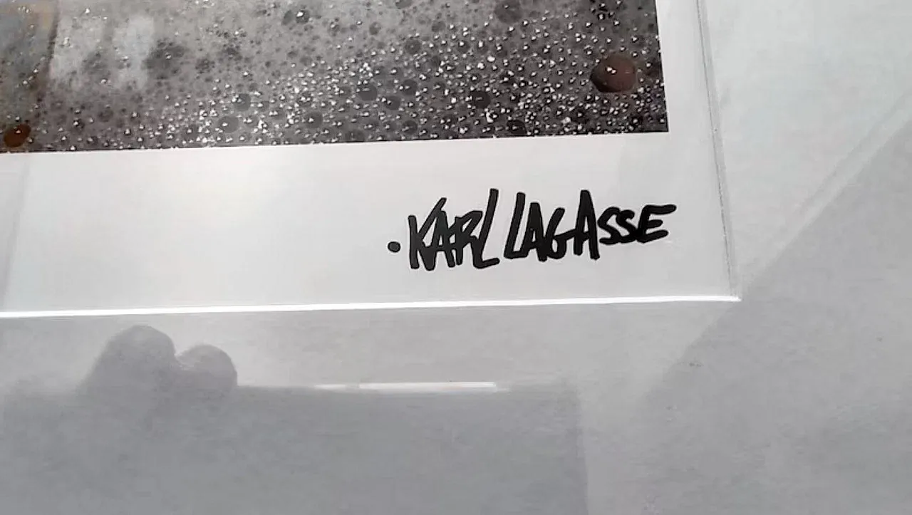 Femme dans son bain art print signed by Karl Lagasse, 1981 3