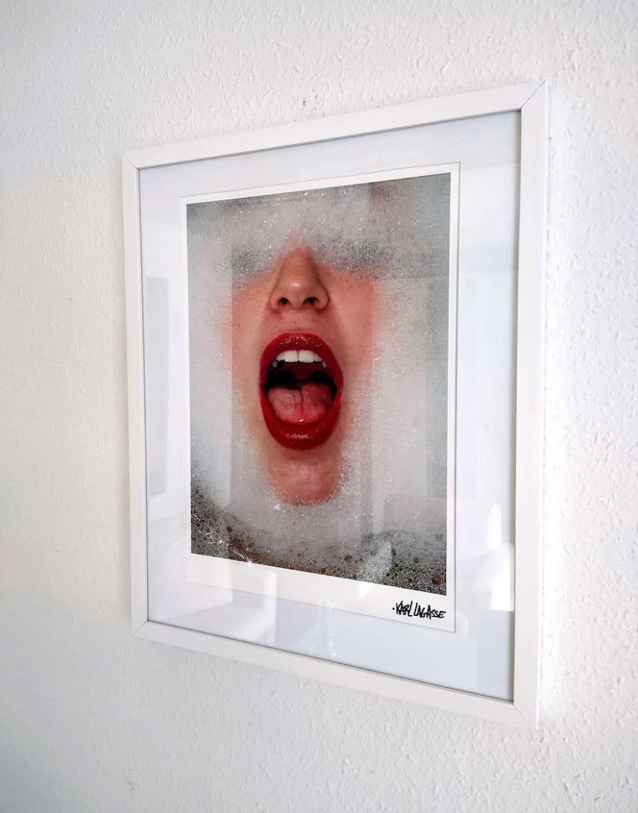 Femme dans son bain art print signed by Karl Lagasse, 1981 4