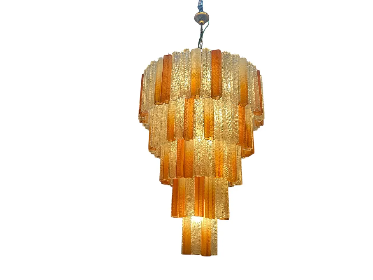 Vintage Murano glass chandelier, 1980s 1