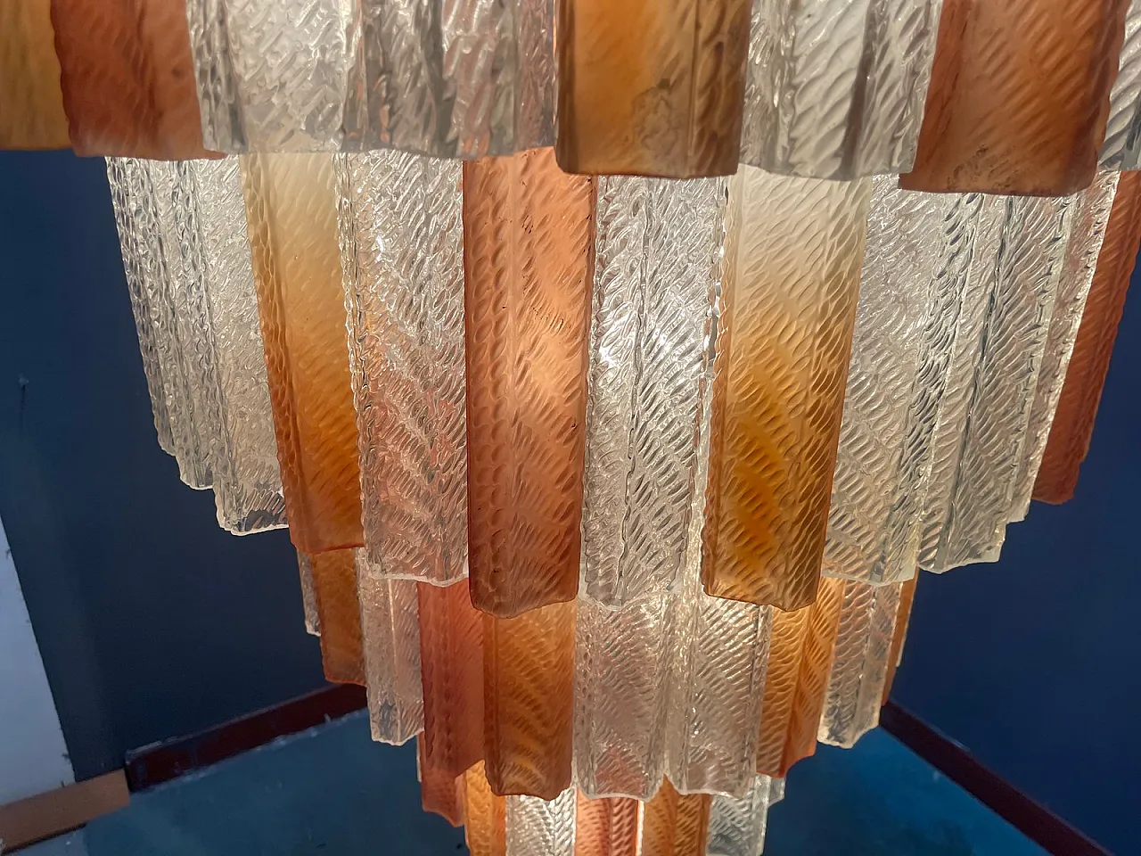 Vintage Murano glass chandelier, 1980s 10