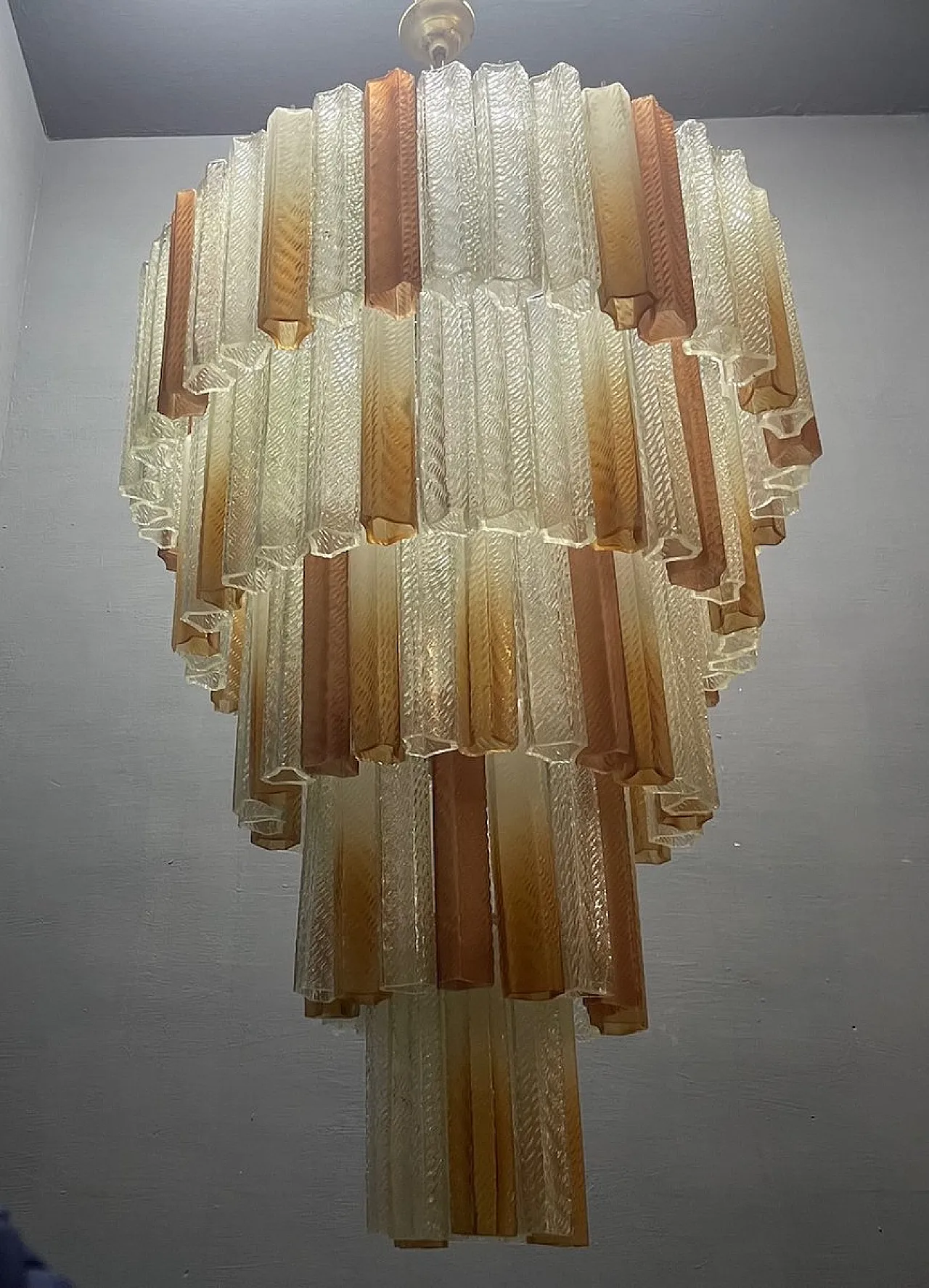 Vintage Murano glass chandelier, 1980s 15