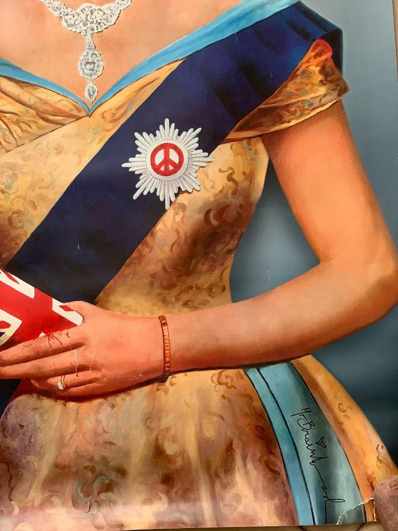 Life is Beautiful Queen Elizabeth Offset Poster by Mr Brainwash, 2012 9