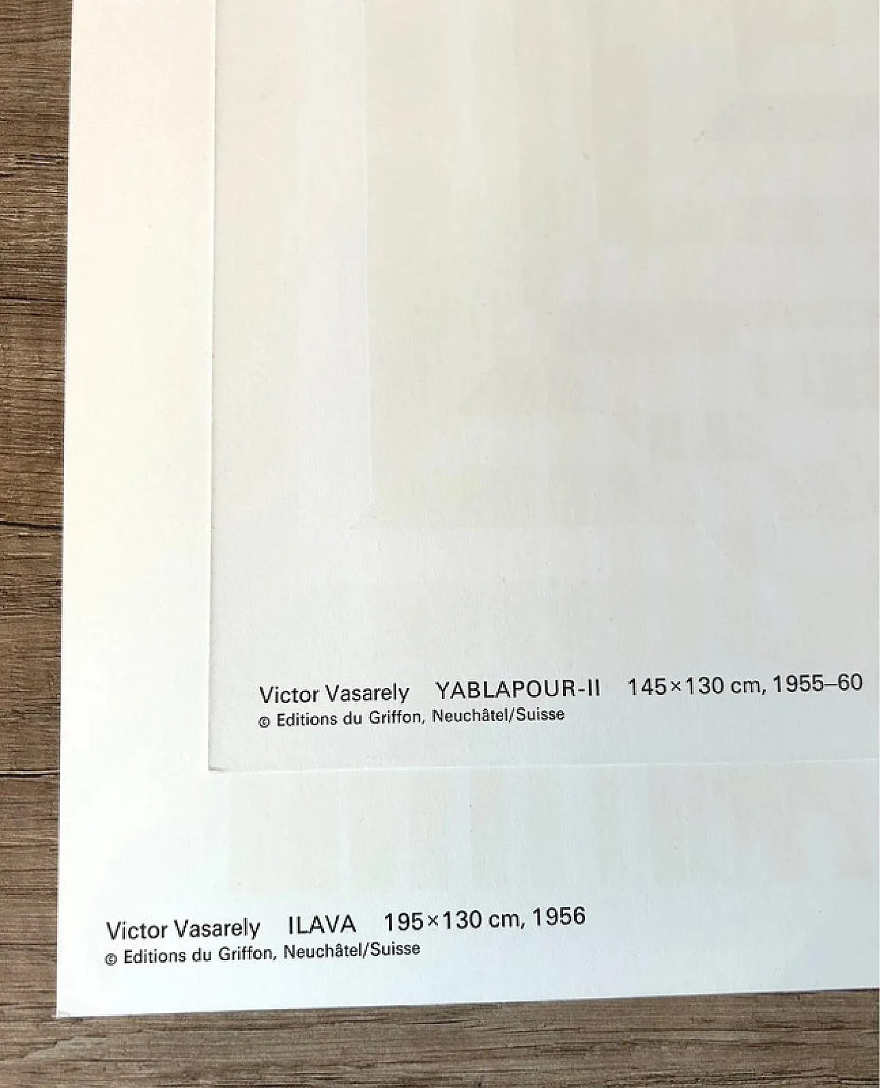 Set of 6 original lithographs by Victor Vasarely - Portfolio Linares - 6