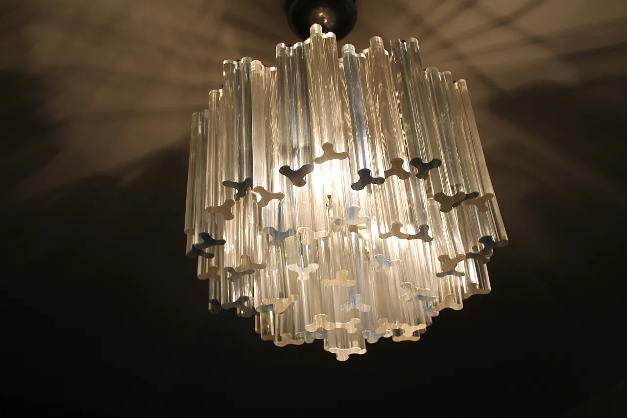Ceiling lamp Trilobi by Venini, 70s 3