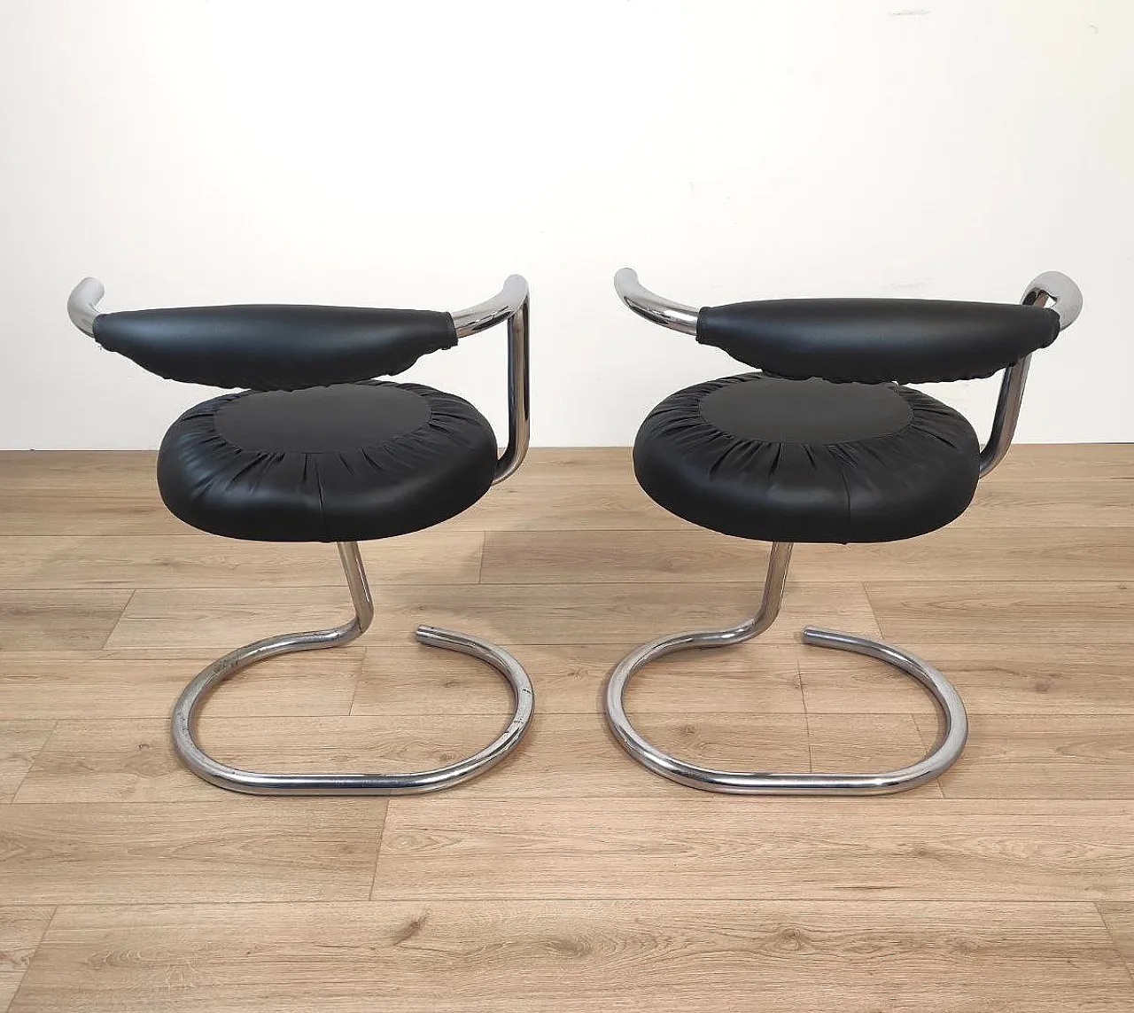 6 Cobra chairs by Giotto Stoppino, 1970s 8