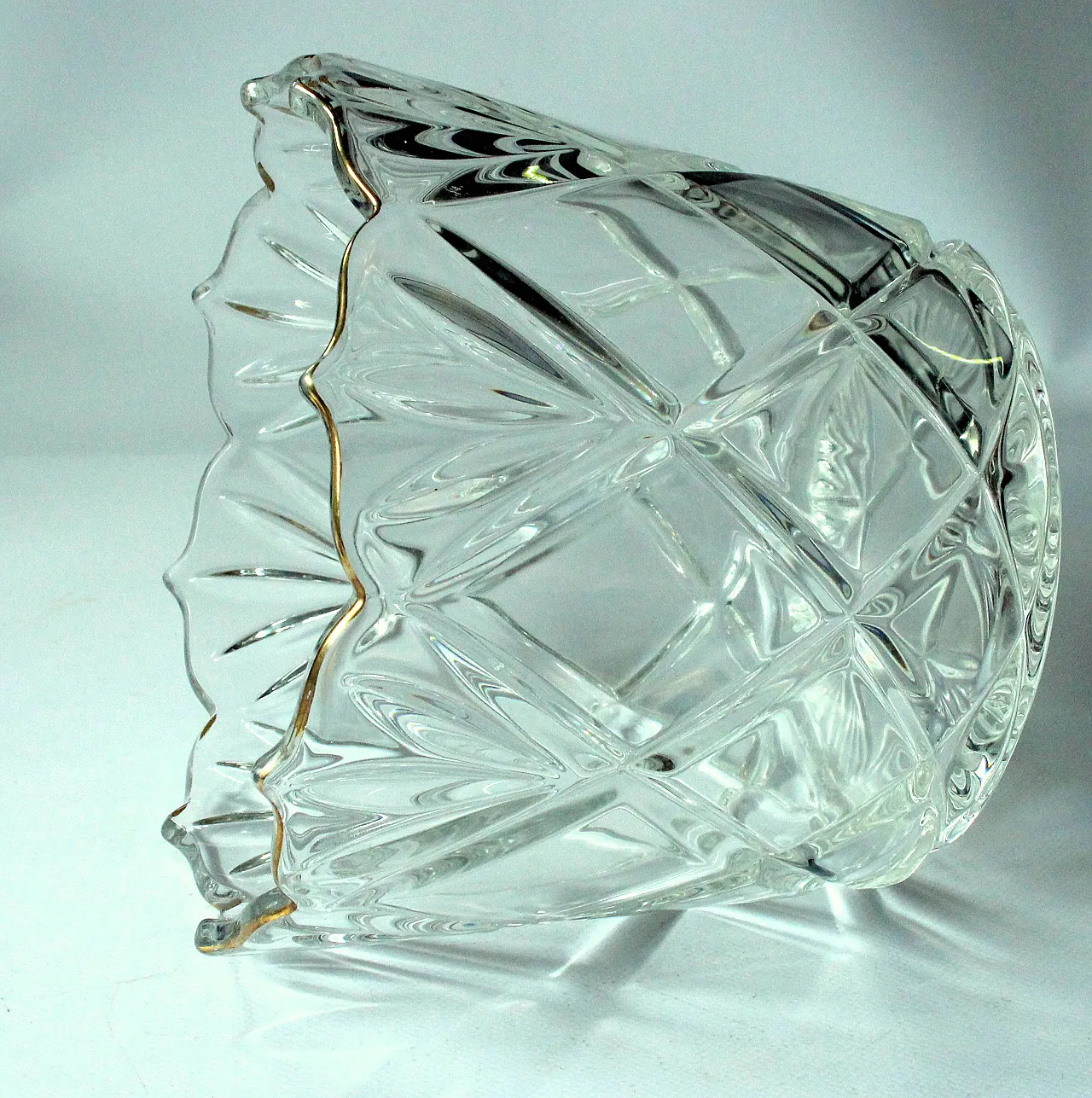 Lead crystal glass ice bucket, 1930s 6