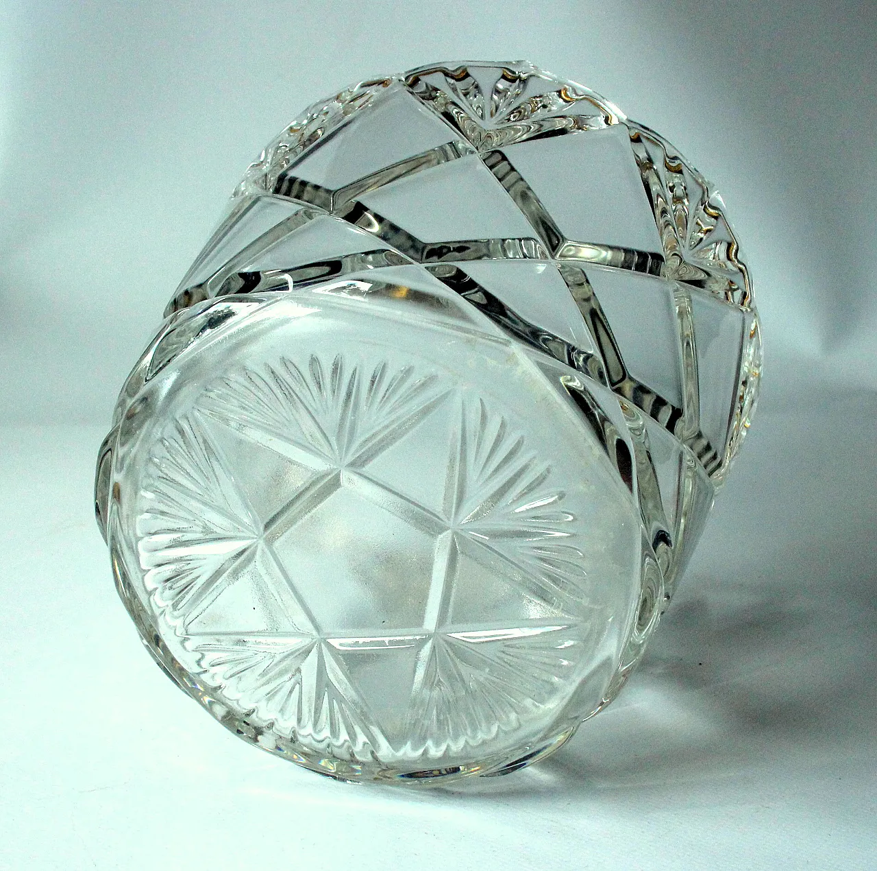 Lead crystal glass ice bucket, 1930s 7