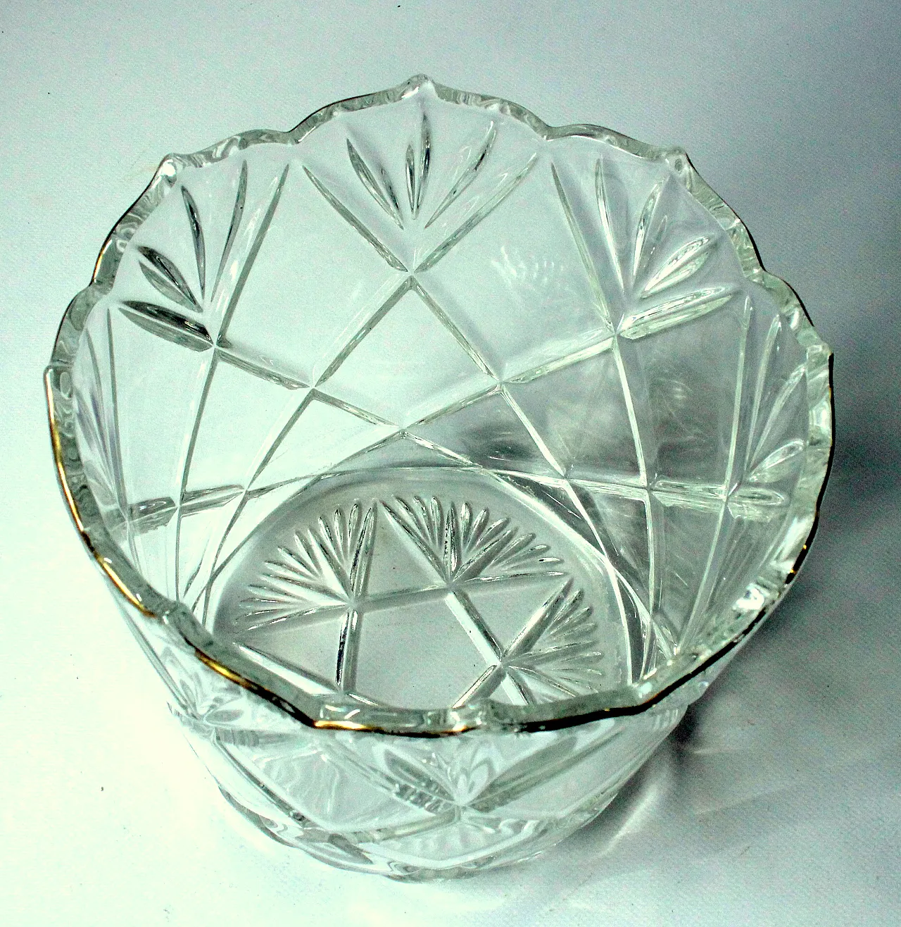Lead crystal glass ice bucket, 1930s 8