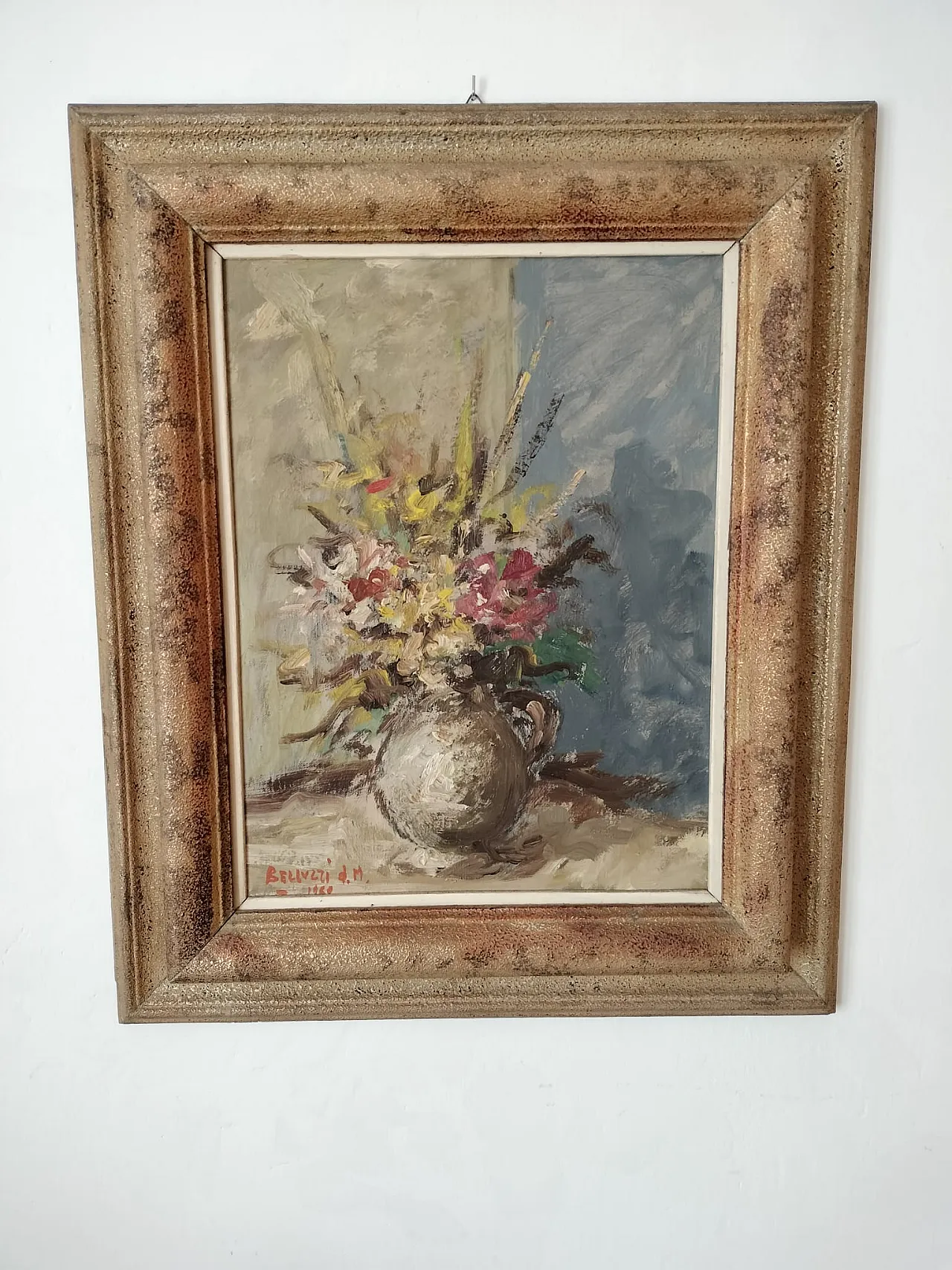 Painting by Belluzzi della Mainolda, oil on canvas, 1960 1