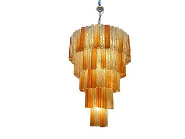 Vintage Murano glass chandelier, 1980s