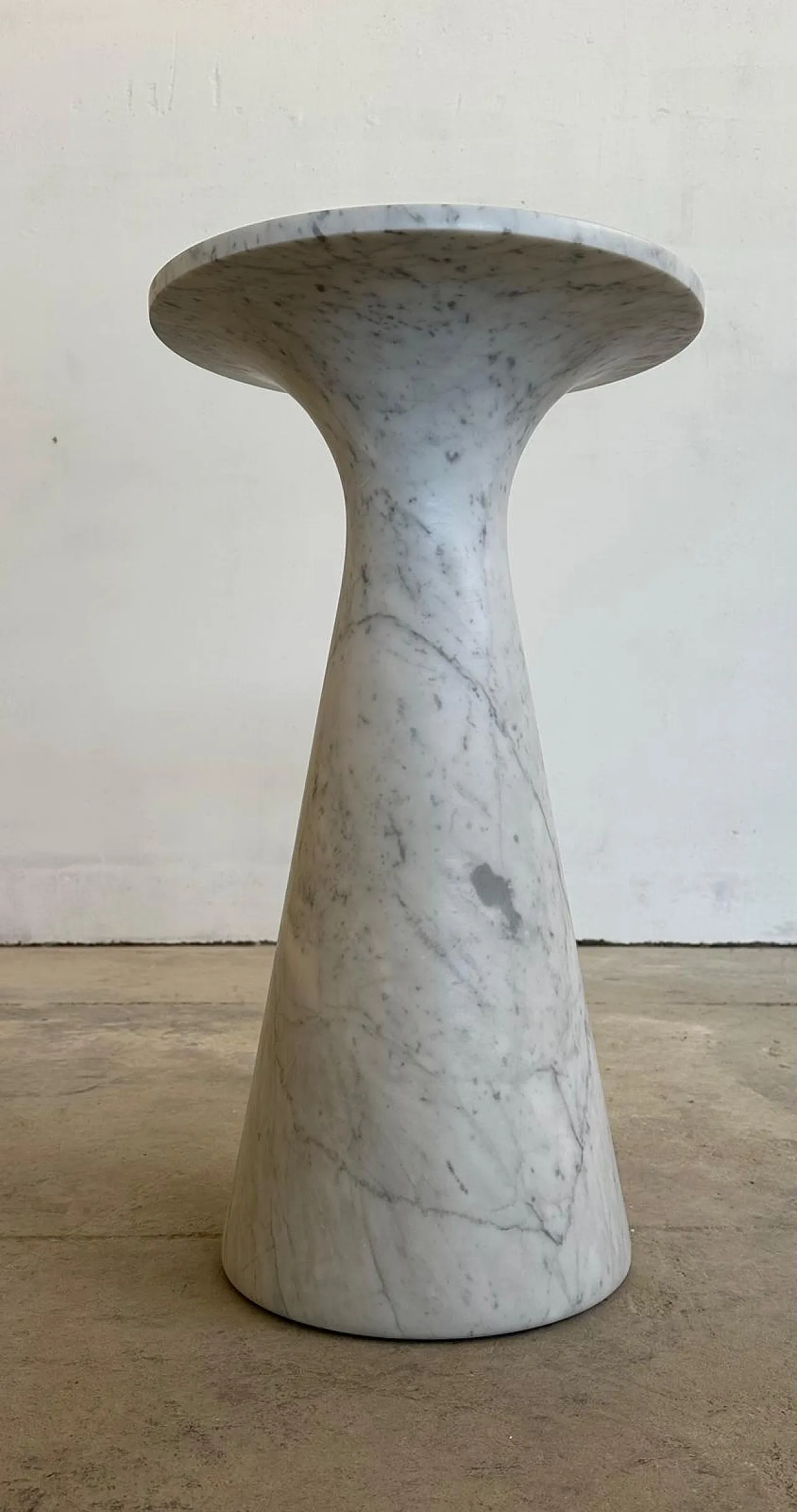 M1 Mangiarotti table in Carrara marble, 70s 18