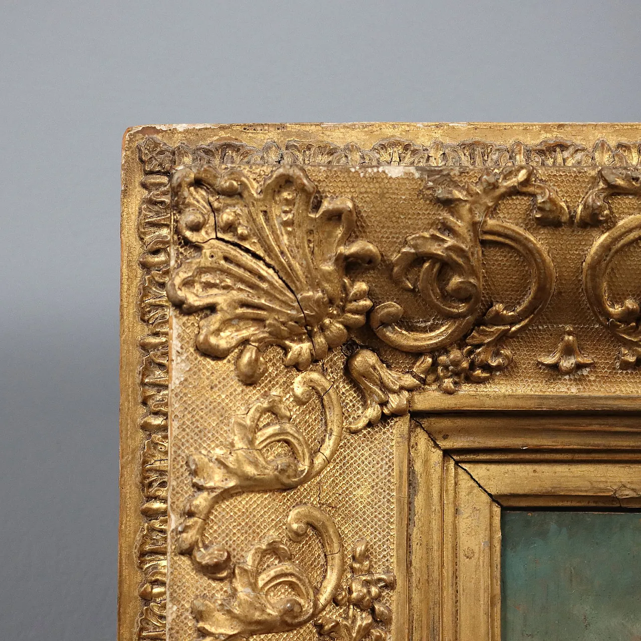 Biblical scene, oil on panel, late 19th century 8